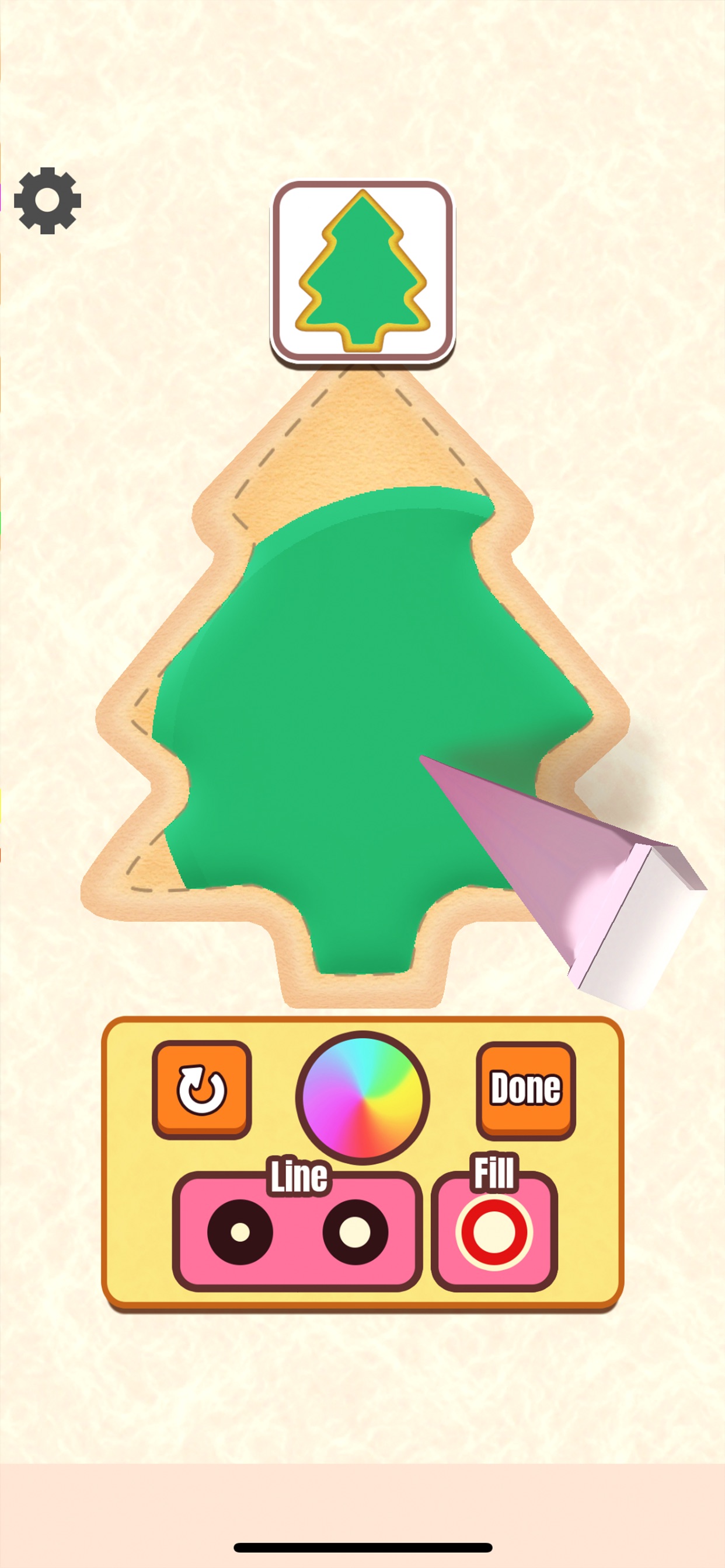 اسکرین شات 1 بازی Icing Cookie