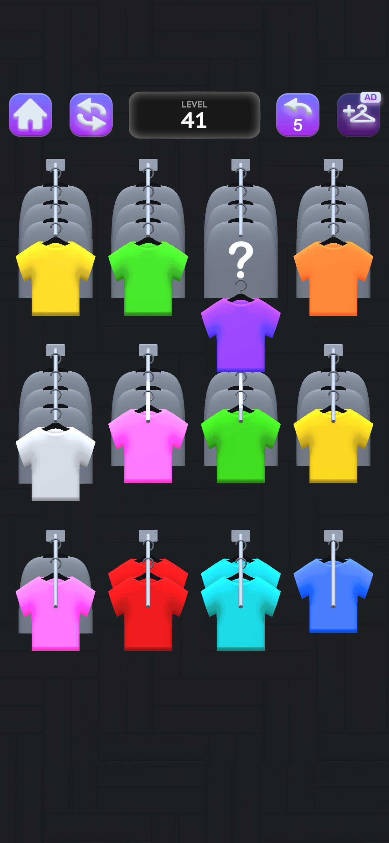 اسکرین شات 2 بازی Clothes Sort Puzzle