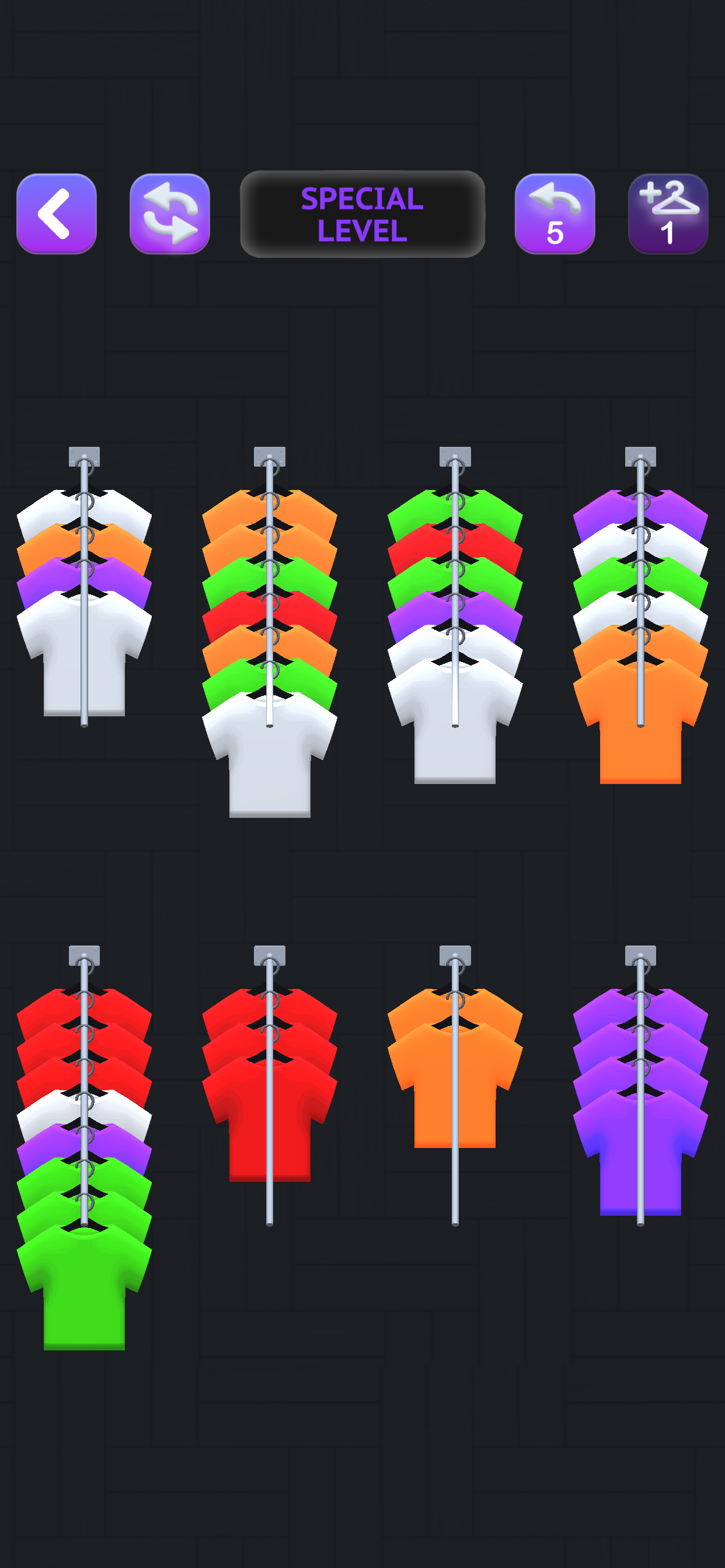 اسکرین شات 3 بازی Clothes Sort Puzzle