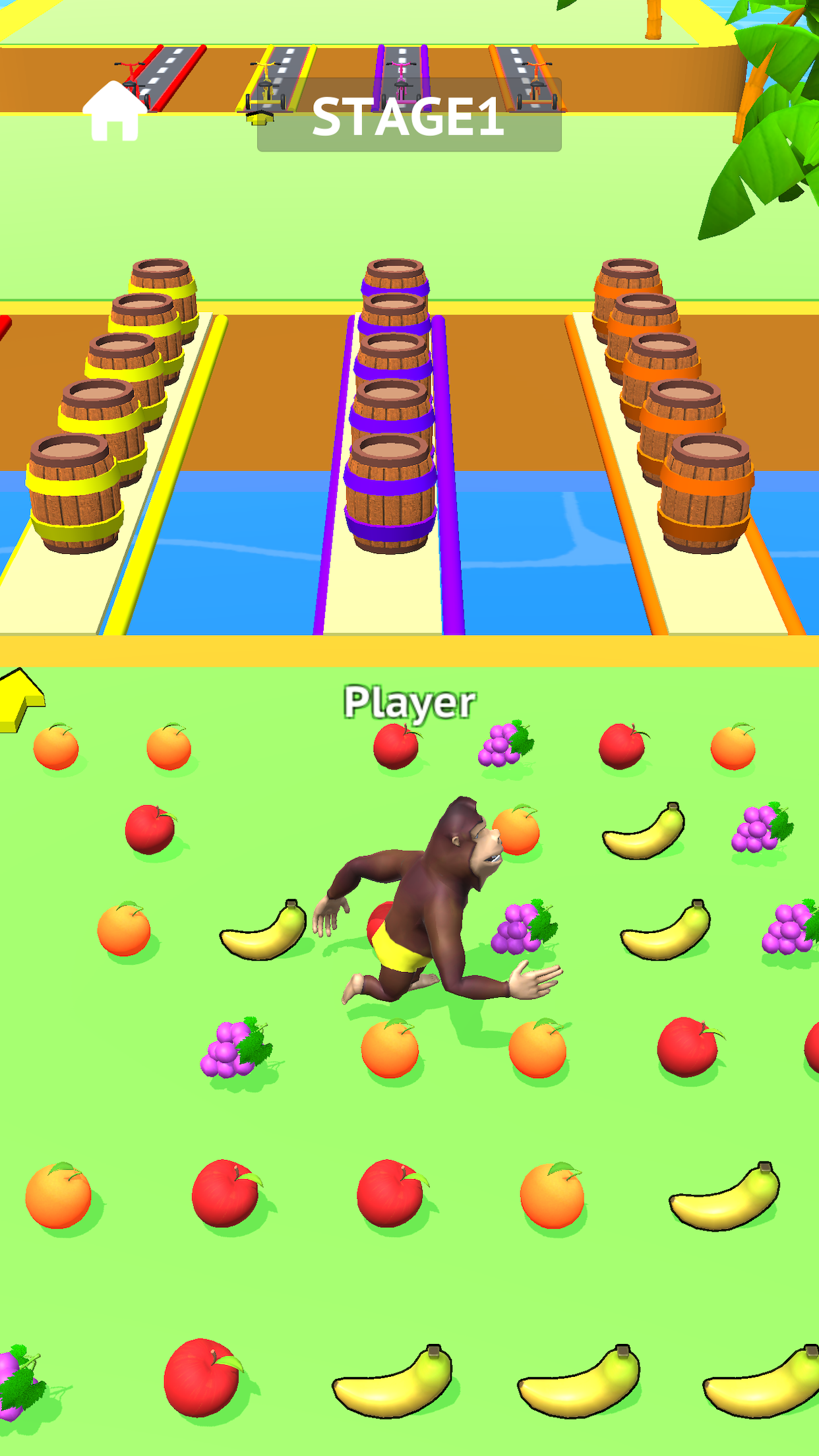 اسکرین شات 1 بازی Gorilla Race!