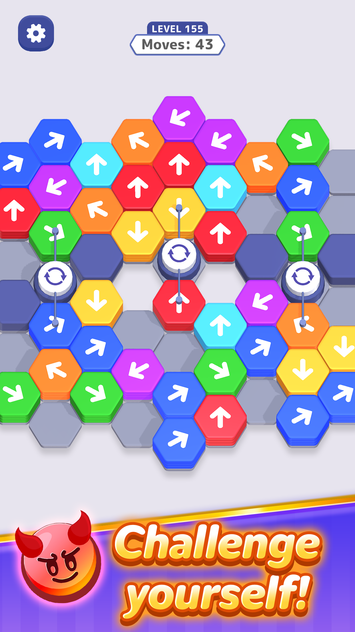 اسکرین شات 3 بازی Hexa Away