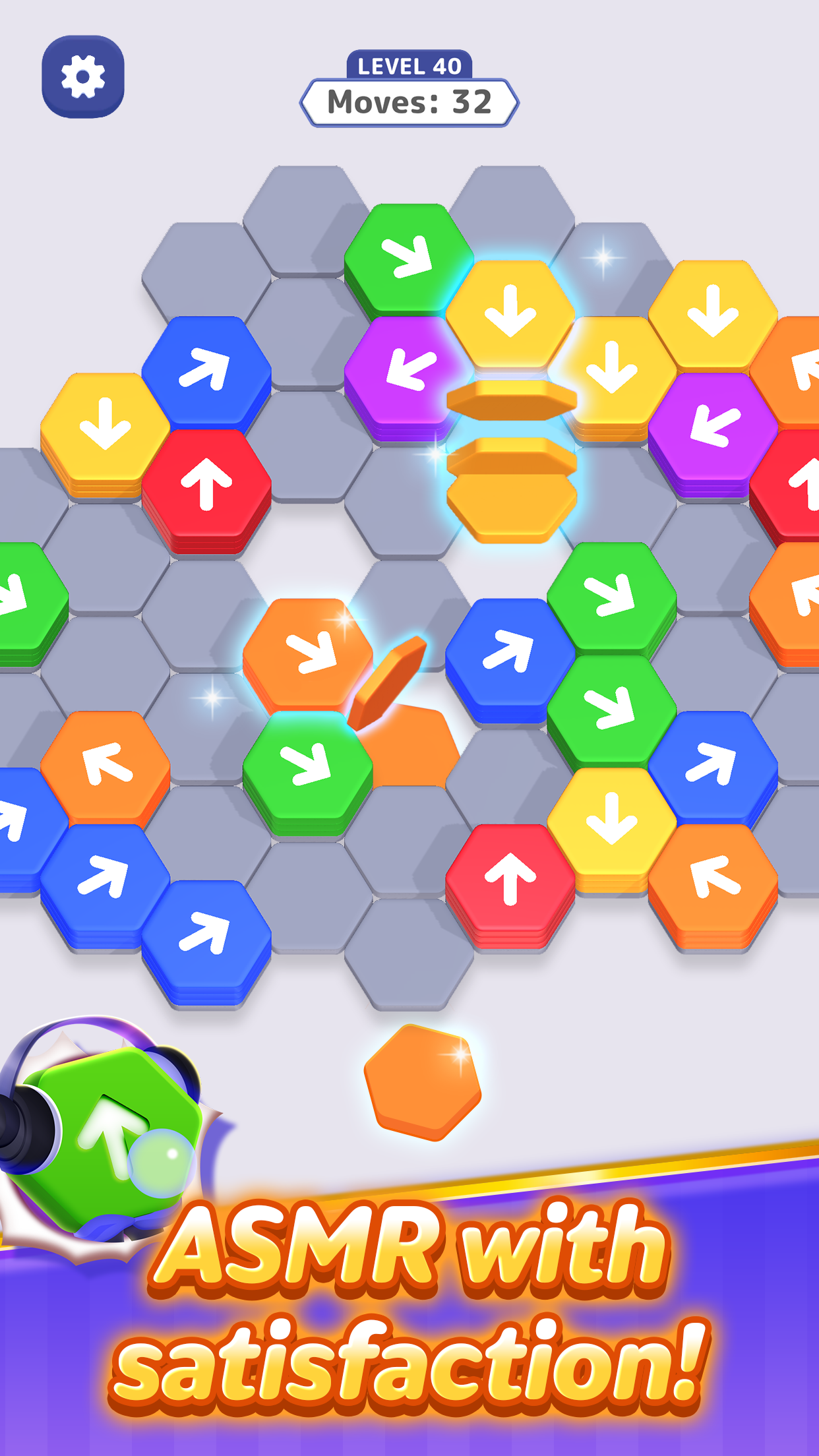 اسکرین شات 2 بازی Hexa Away