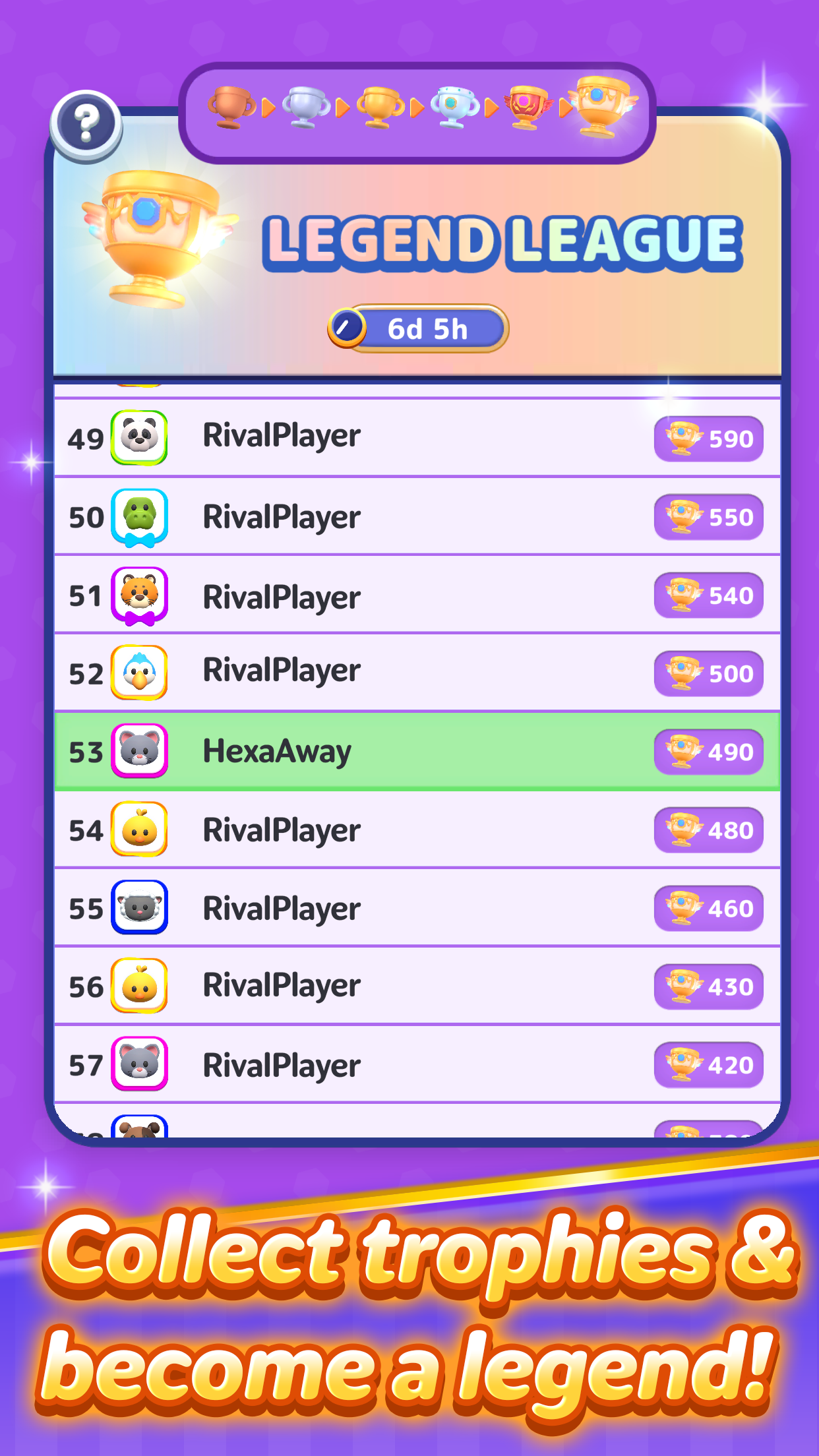 اسکرین شات 5 بازی Hexa Away