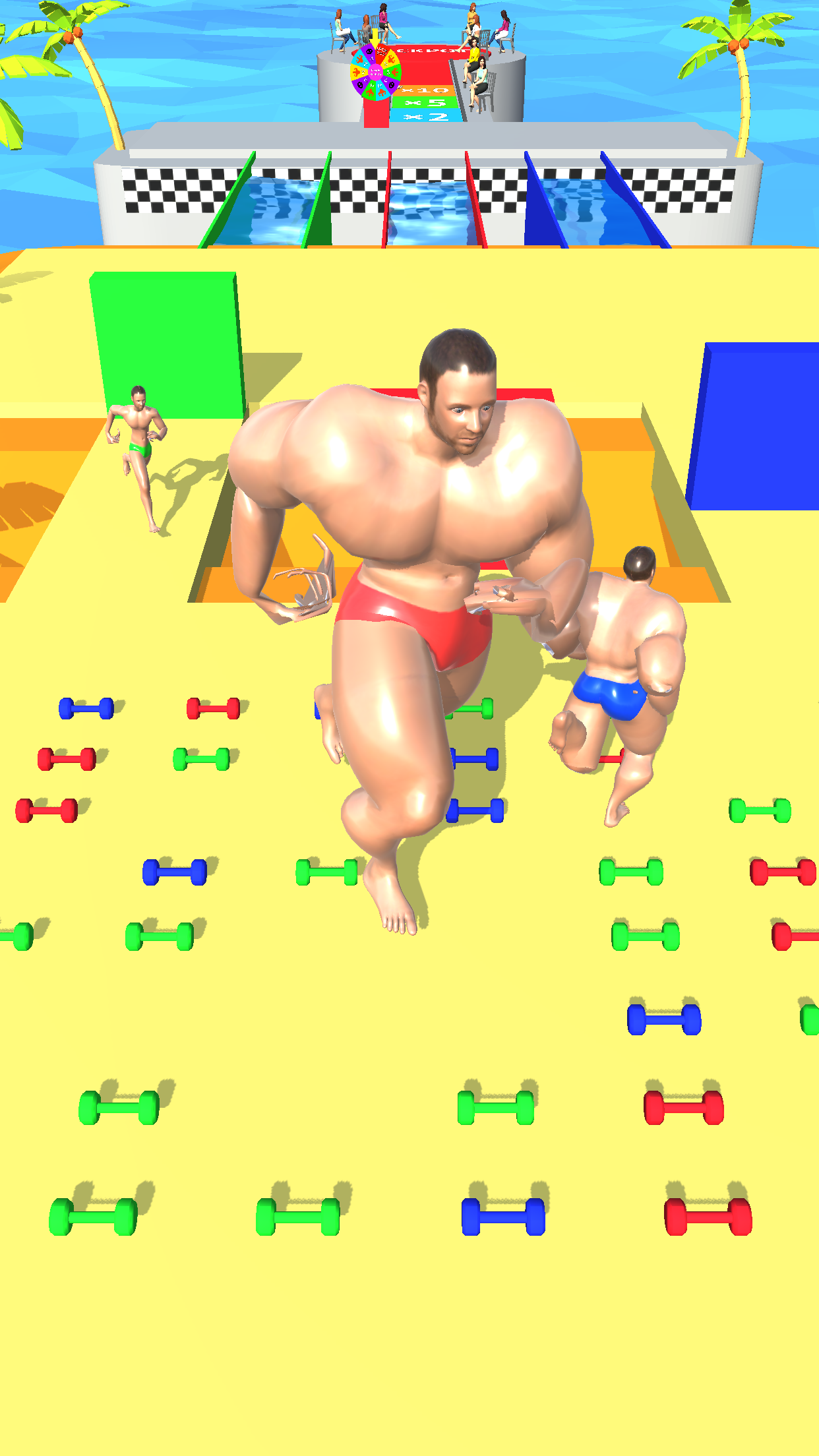 اسکرین شات 3 بازی Muscle Race 3D