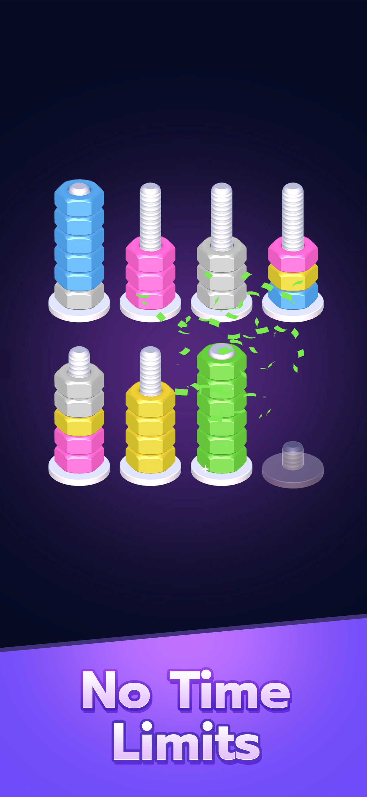 اسکرین شات 4 بازی Nuts And Bolts Sort