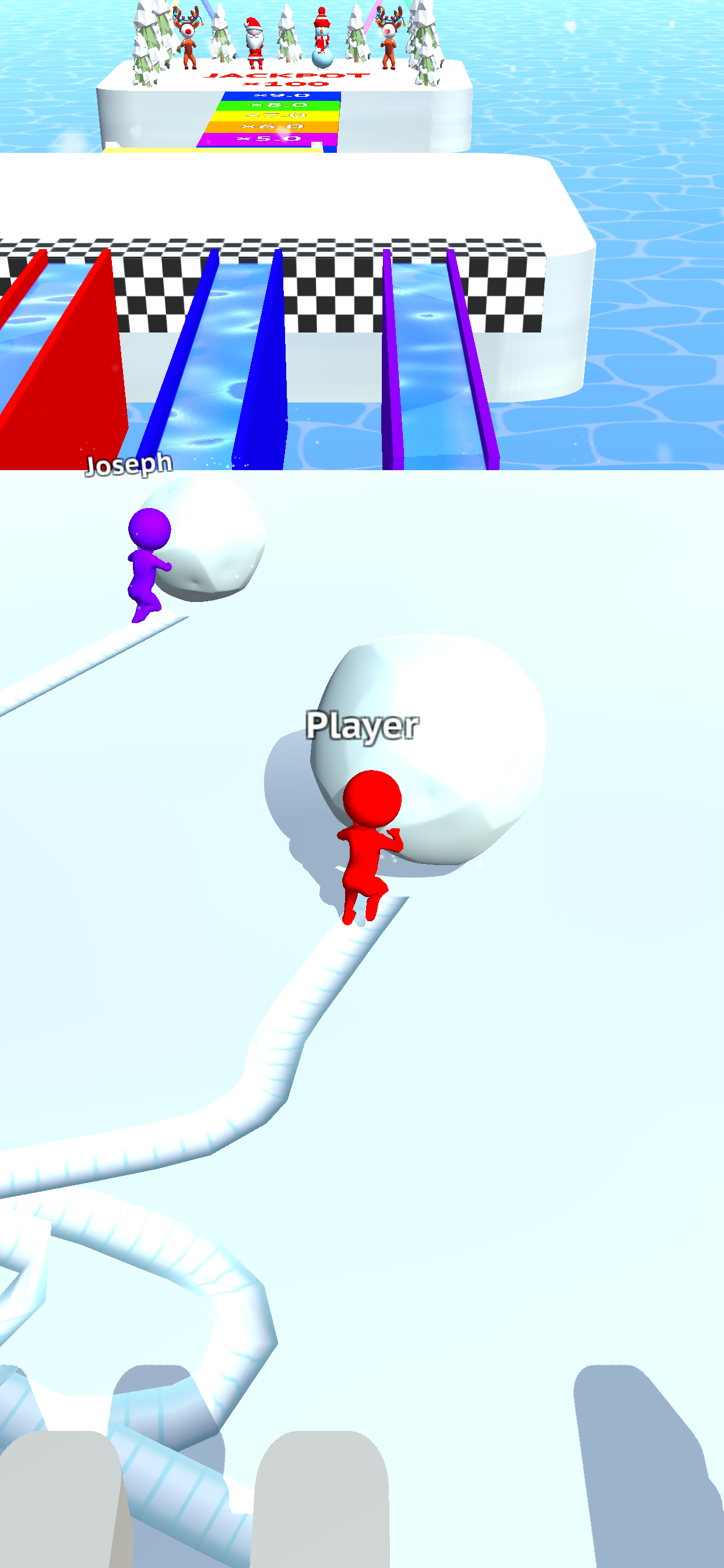اسکرین شات 5 بازی Snow Race!