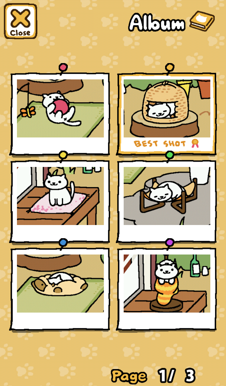 اسکرین شات 4 بازی Neko Atsume: Kitty Collector