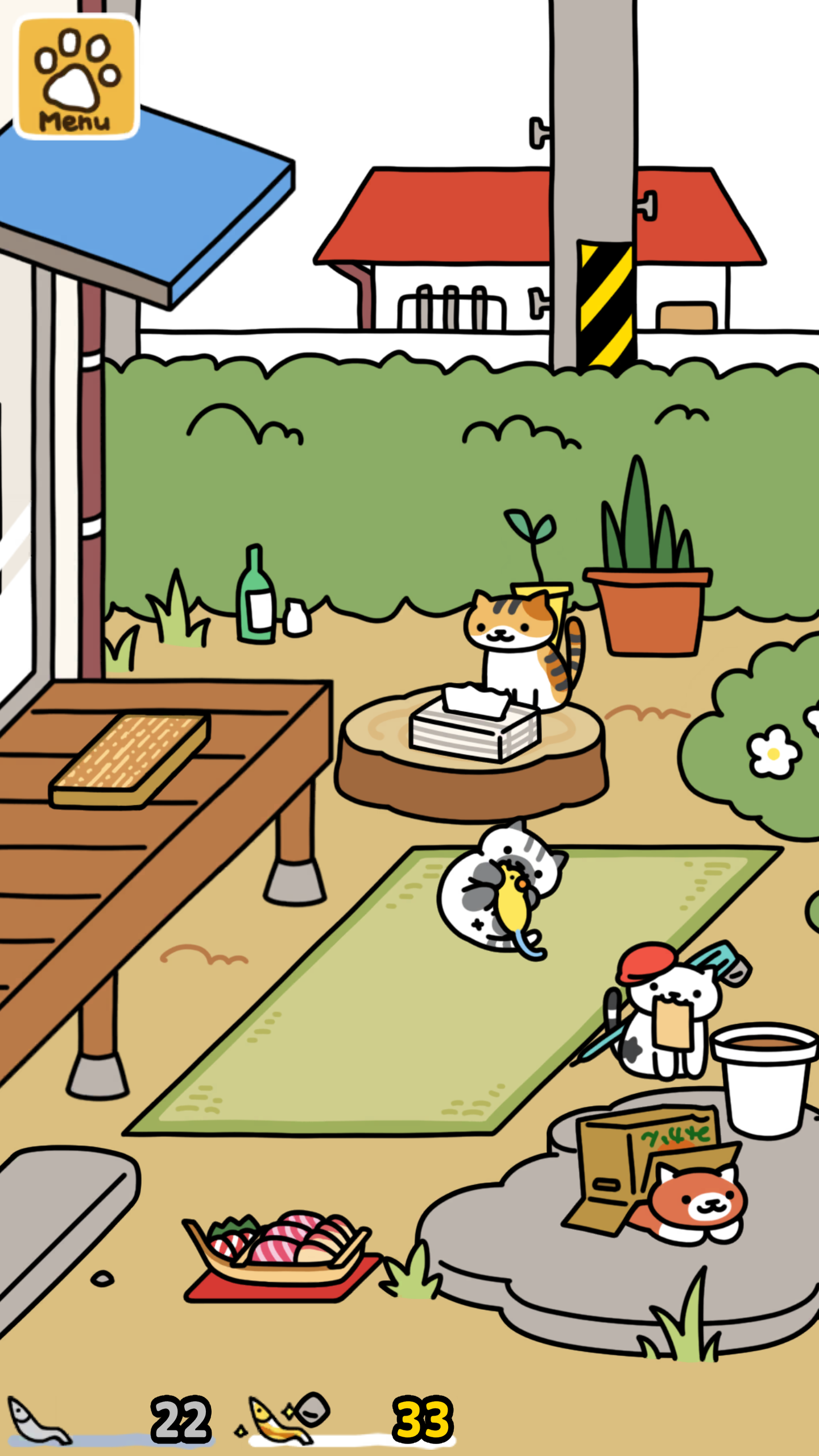 اسکرین شات 4 بازی Neko Atsume 2: Kitty Collector