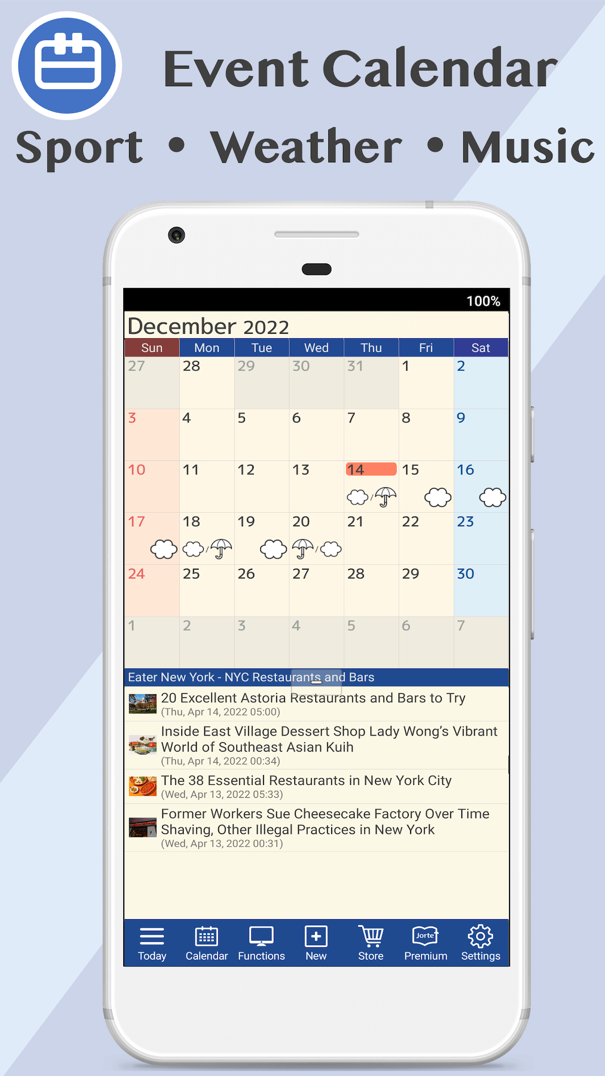 اسکرین شات 6 برنامه Jorte Calendar & Organizer