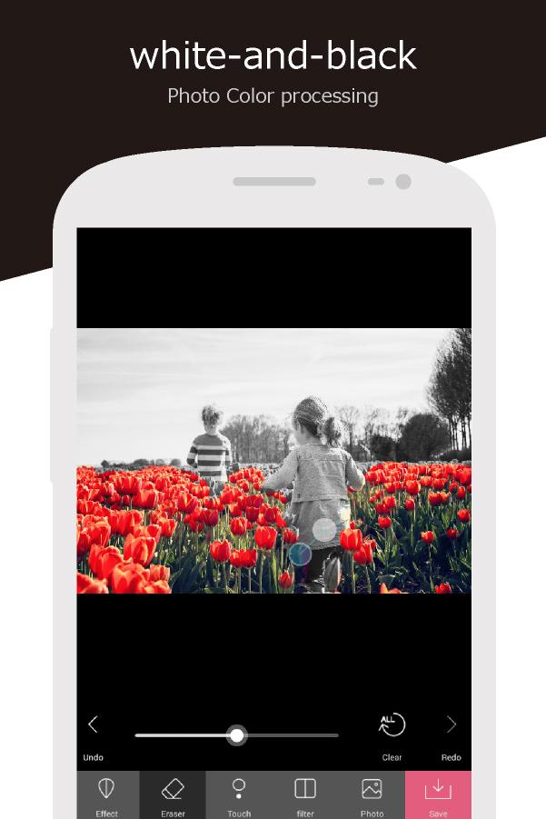 اسکرین شات 3 برنامه Monochrome Color Photo Effects