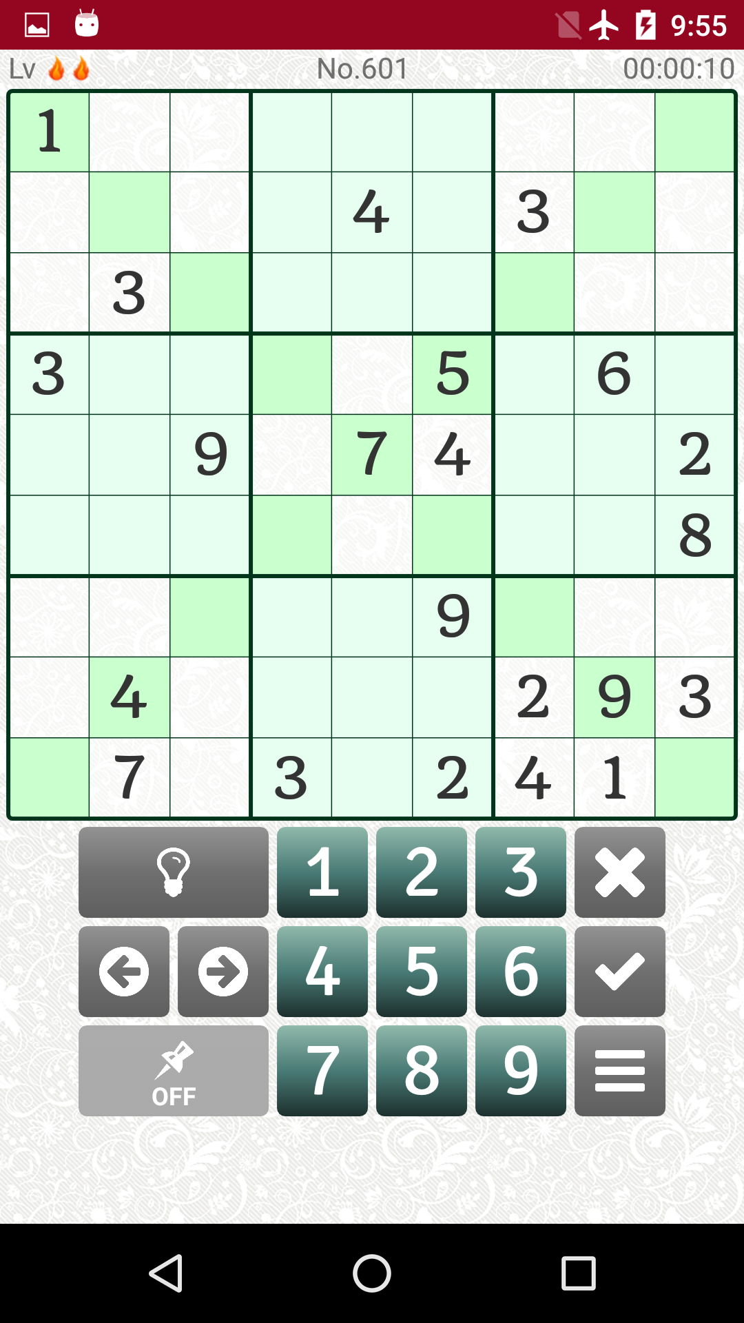 اسکرین شات 4 بازی Extreme Difficult Sudoku 2500