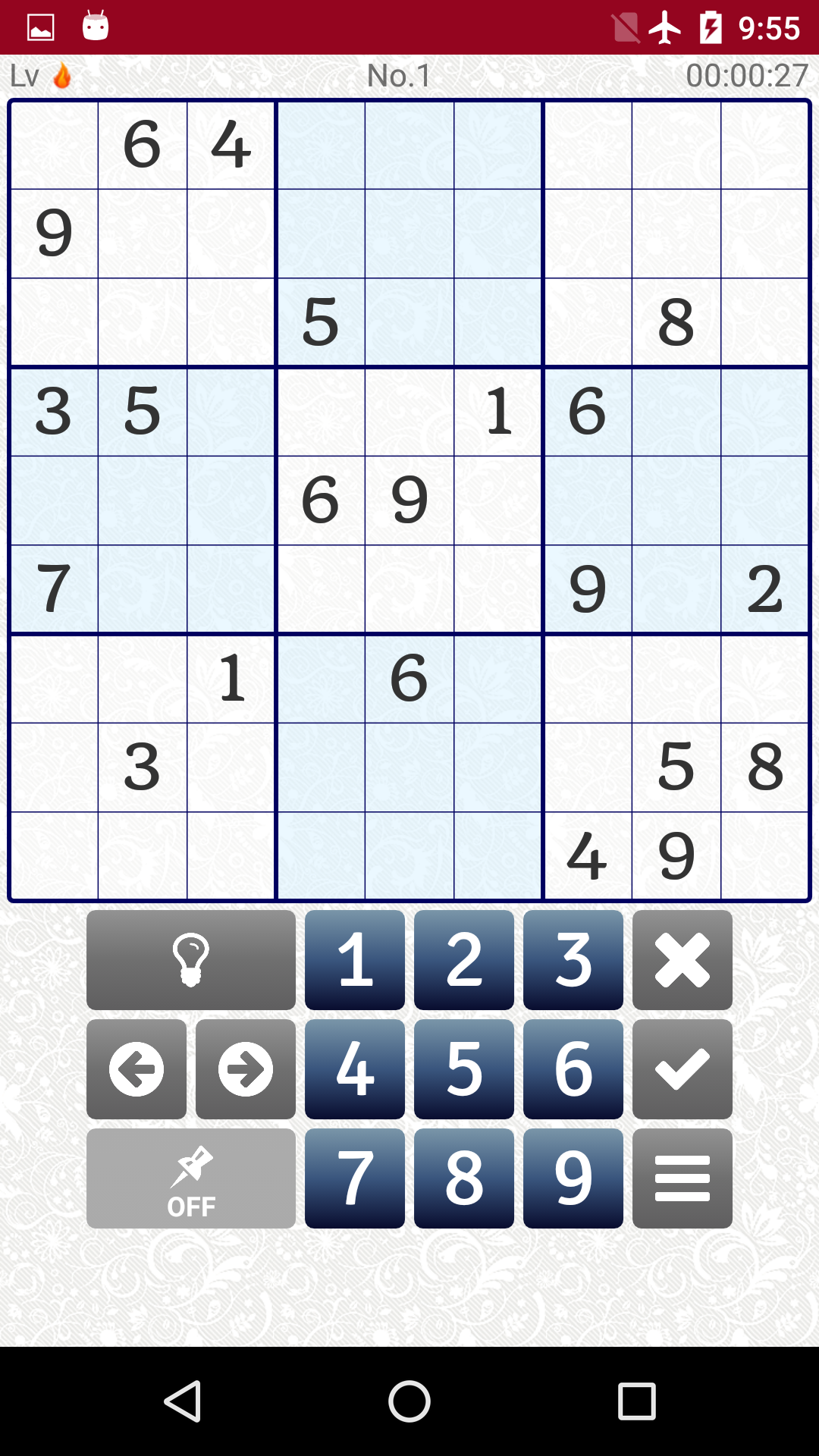 اسکرین شات 2 بازی Extreme Difficult Sudoku 2500