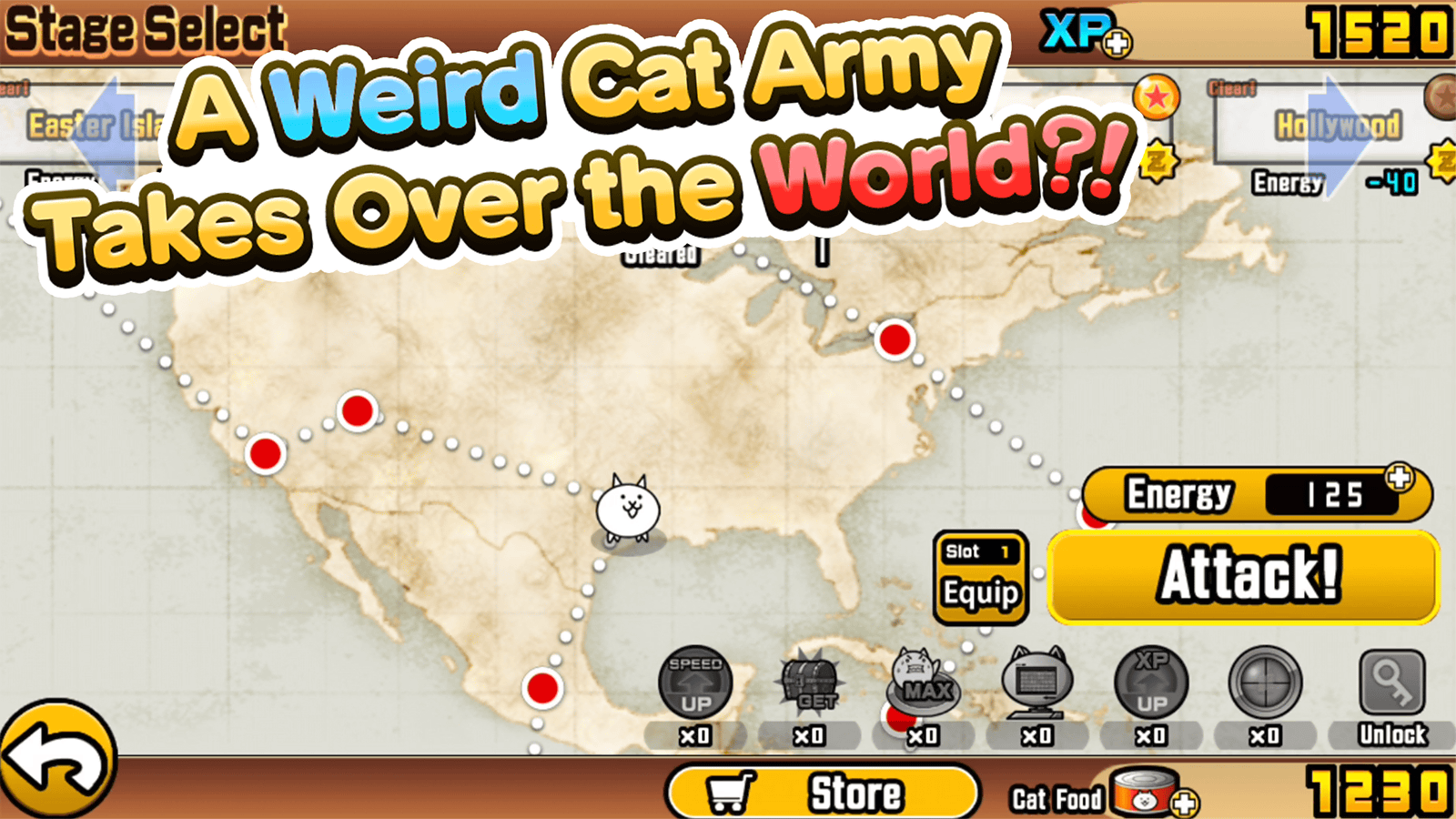 اسکرین شات 2 بازی The Battle Cats