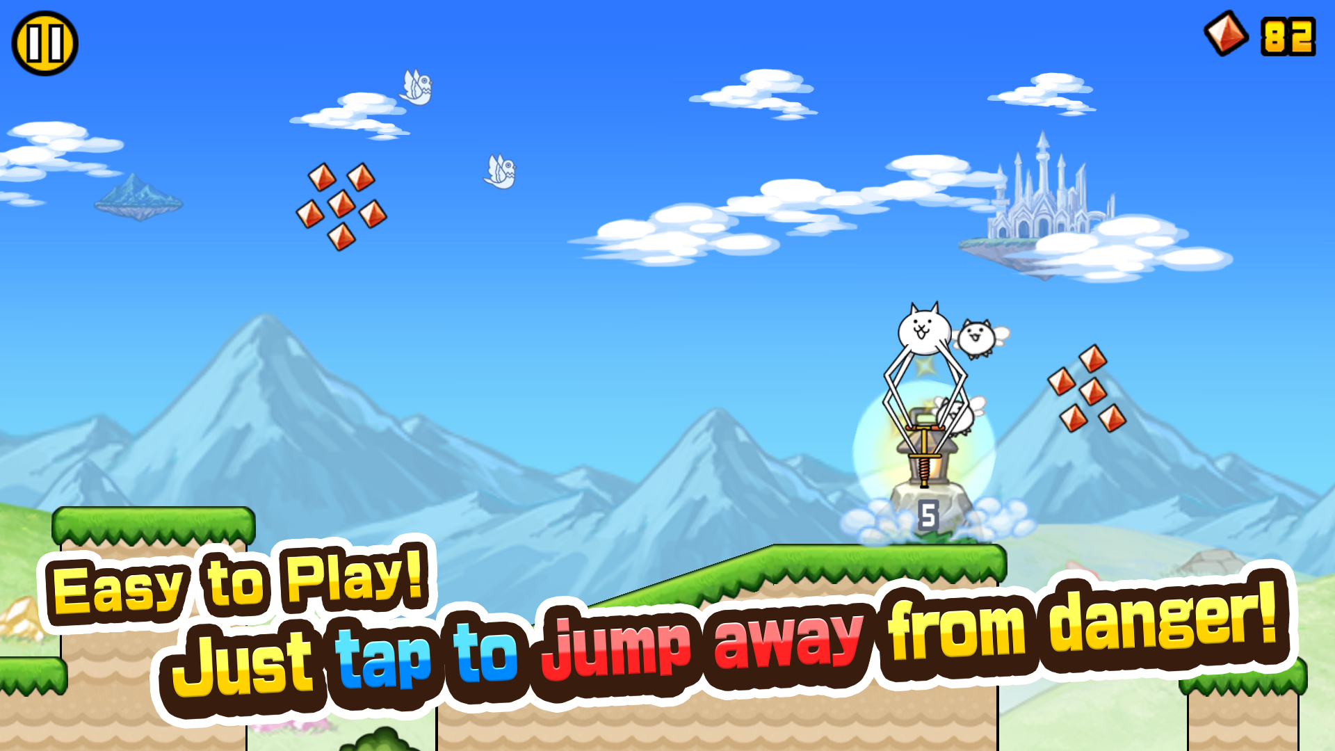 اسکرین شات 1 بازی Go! Go! Pogo Cat