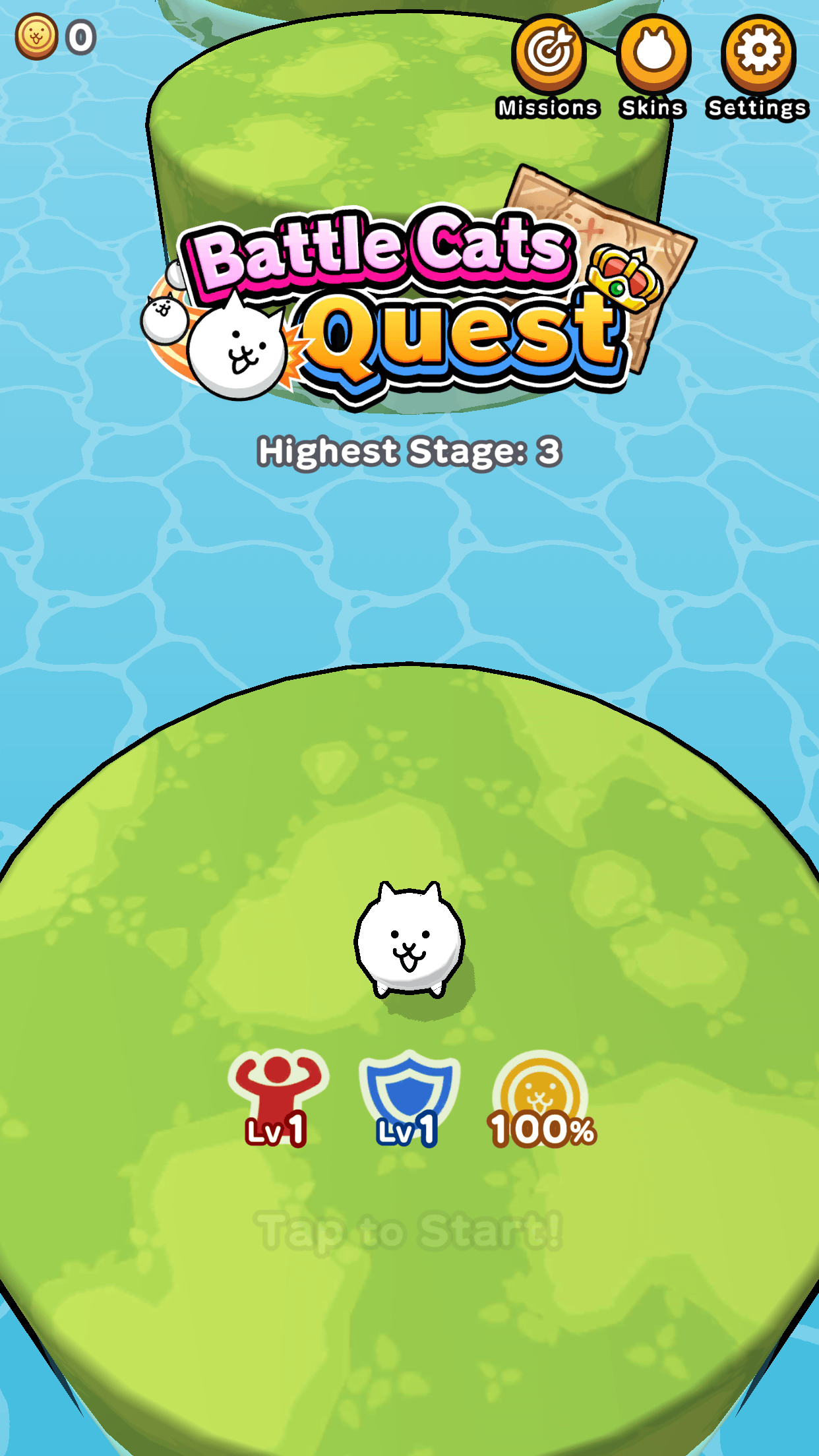 اسکرین شات 1 بازی Battle Cats Quest