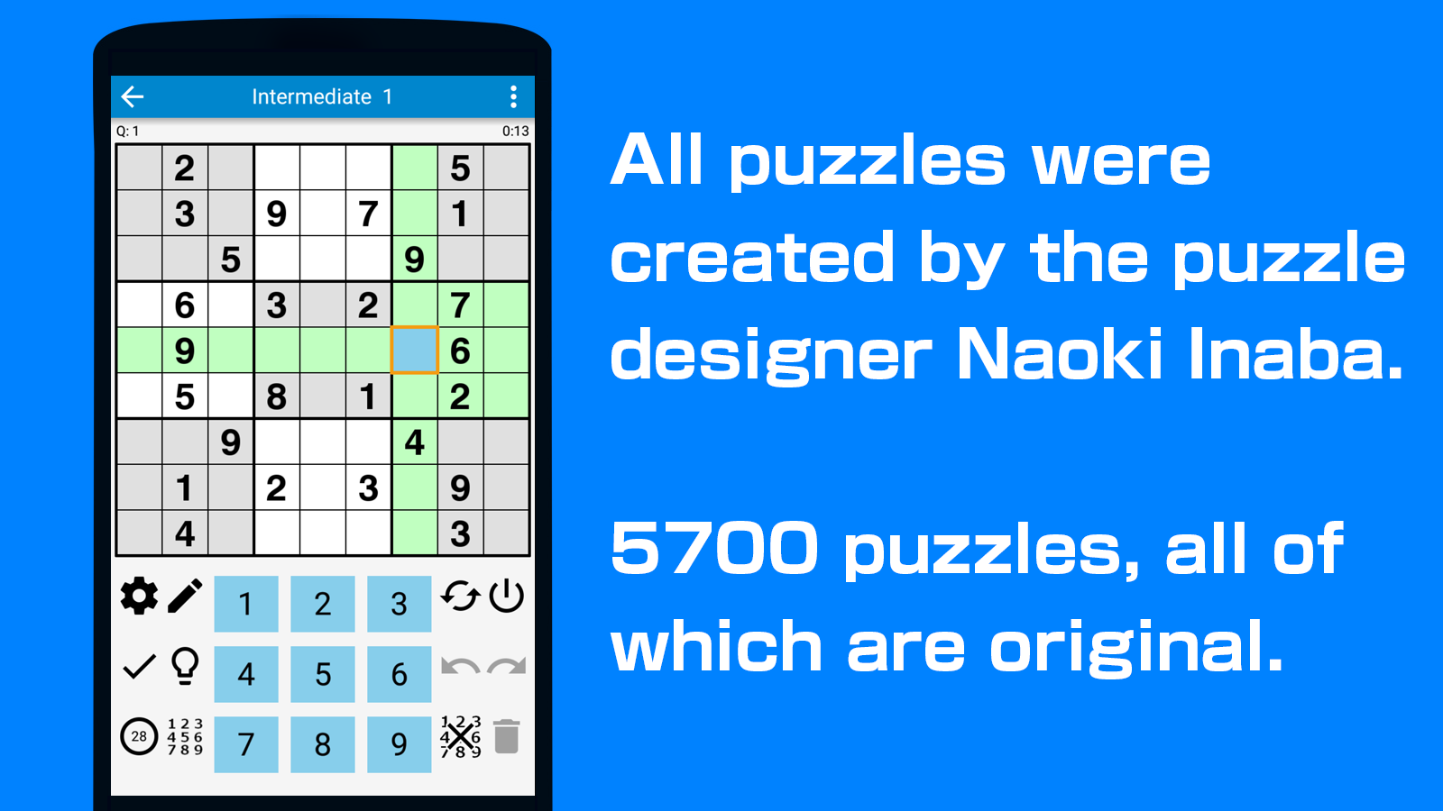 اسکرین شات 1 بازی Sudoku - 5700 original puzzles