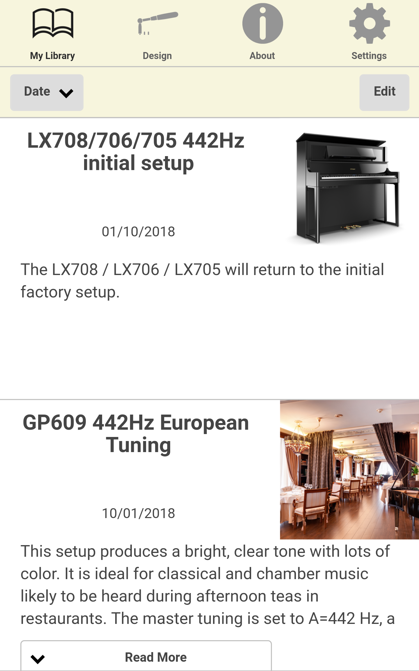 اسکرین شات 1 برنامه Piano Designer