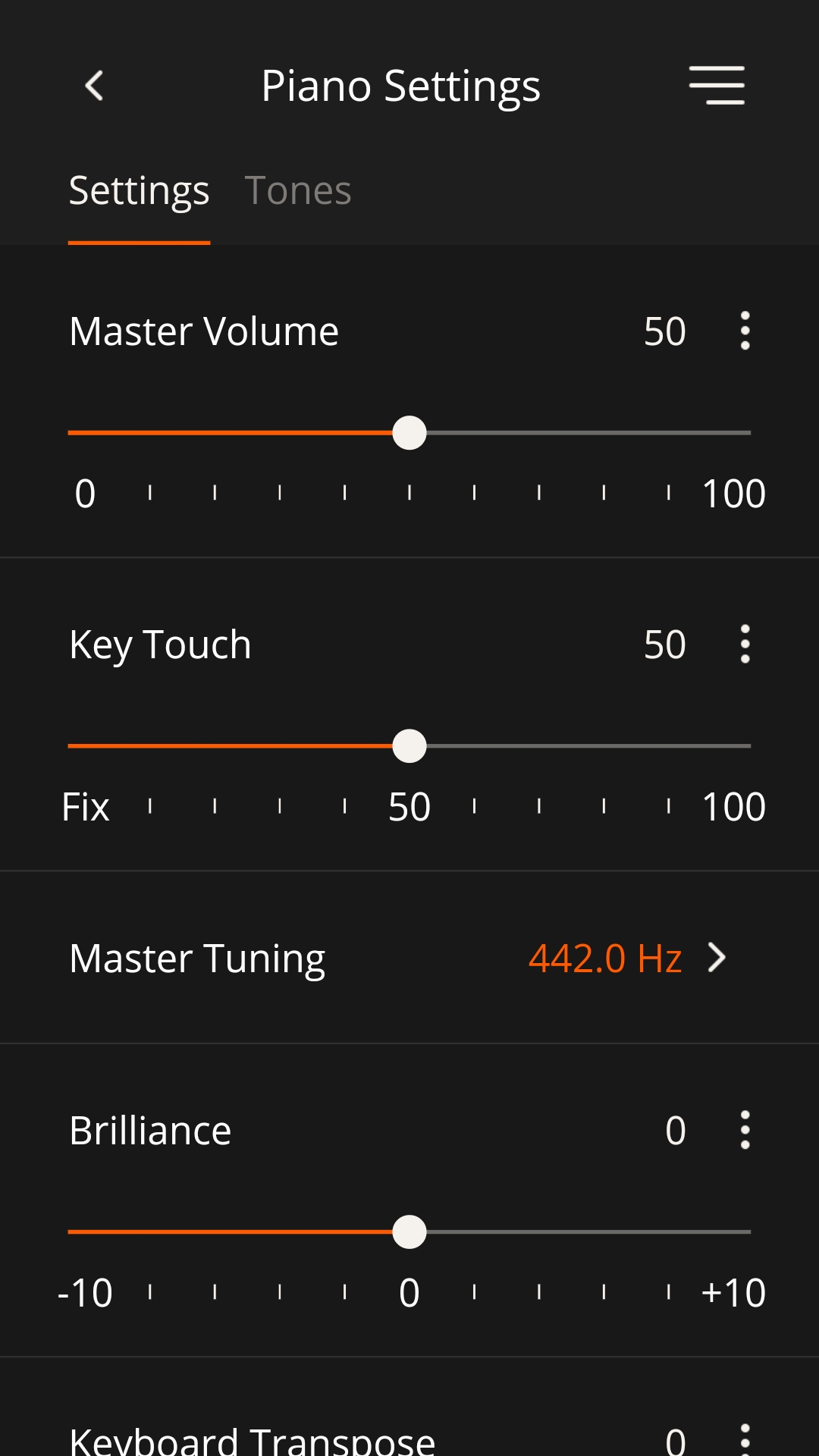 اسکرین شات 3 برنامه Roland Piano App