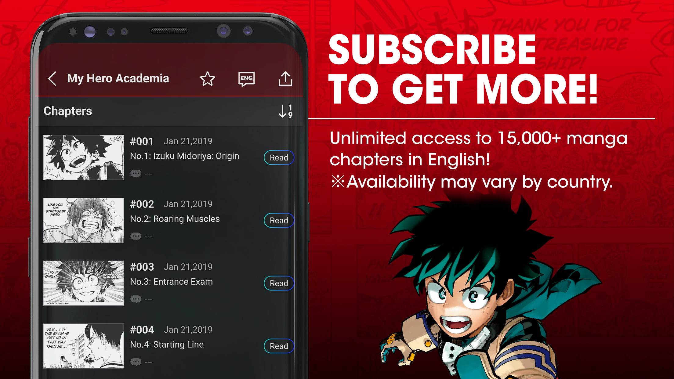 اسکرین شات 2 برنامه MANGA Plus by SHUEISHA