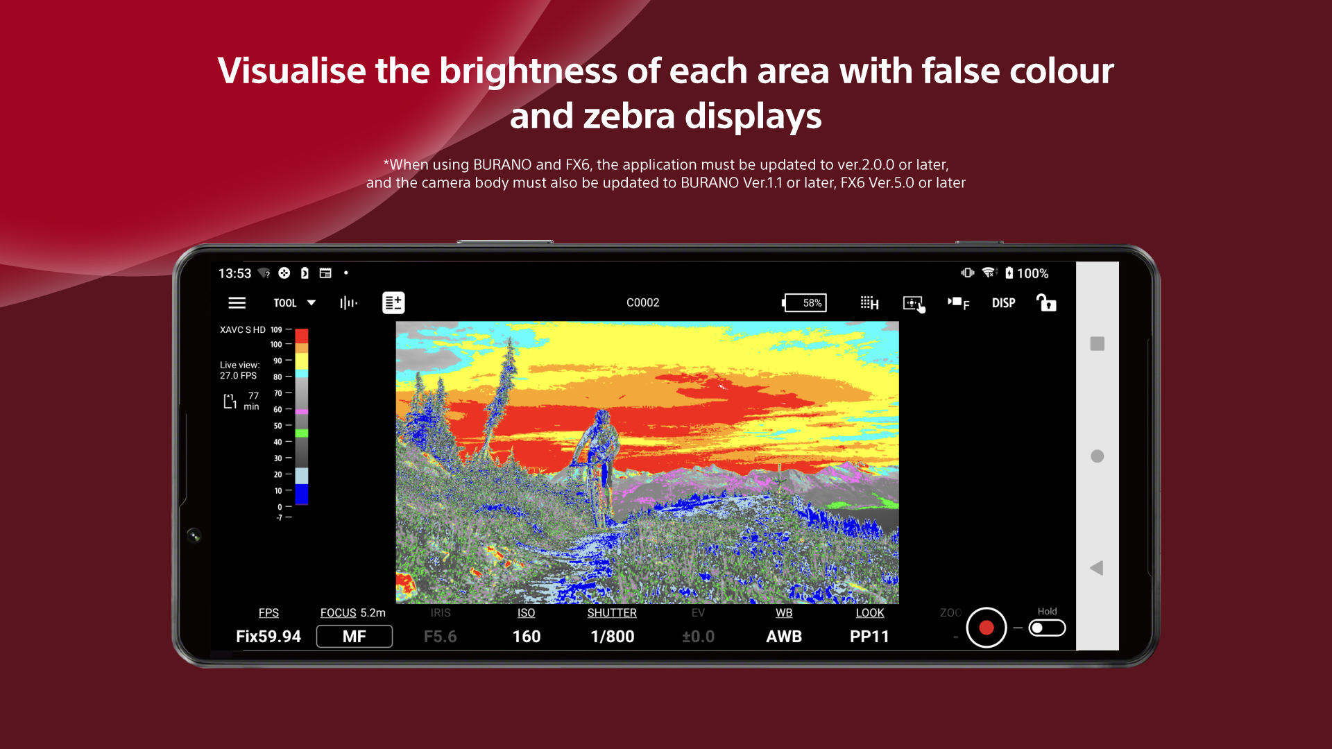 اسکرین شات 4 برنامه Sony | Monitor & Control