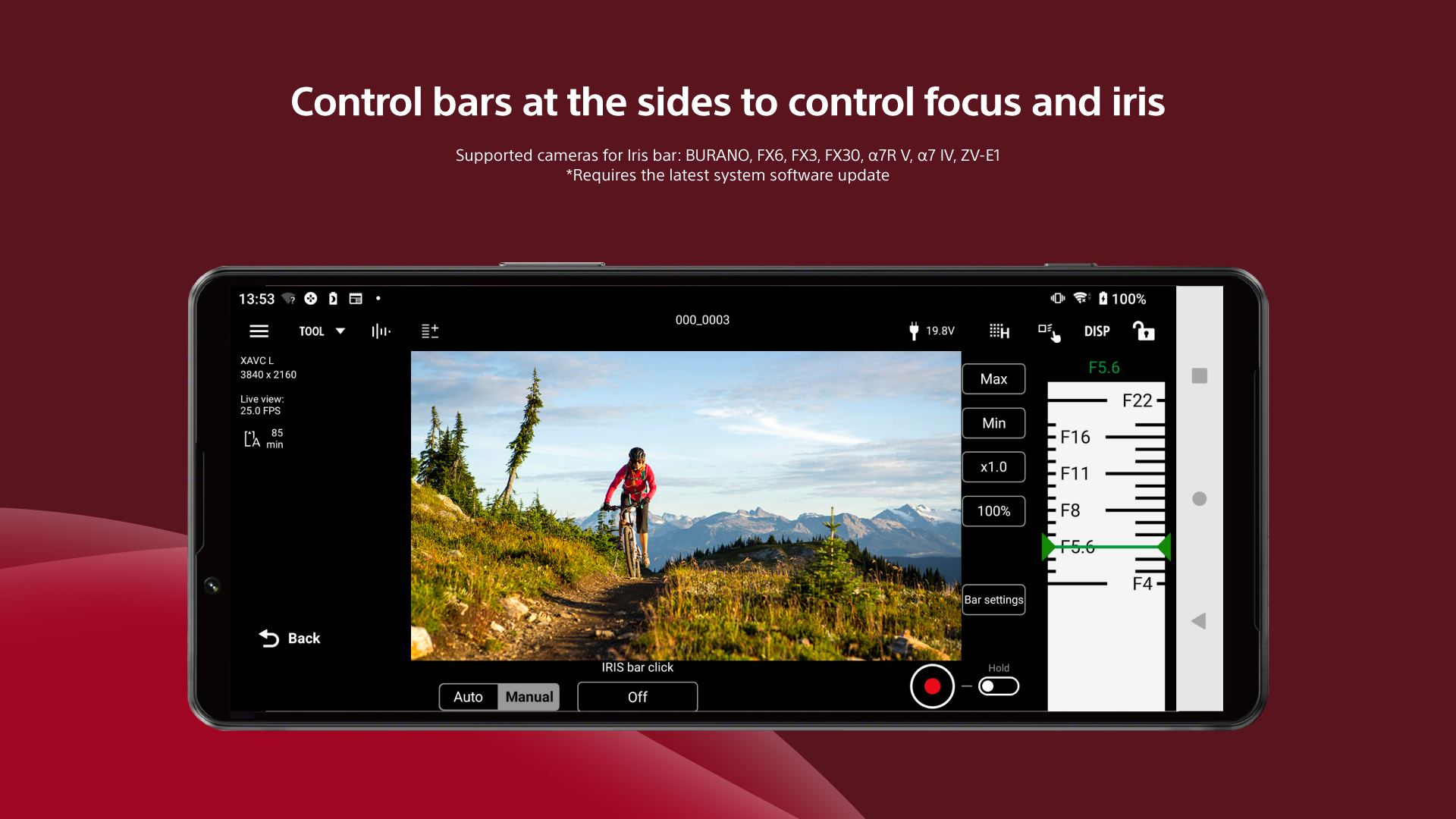 اسکرین شات 6 برنامه Sony | Monitor & Control