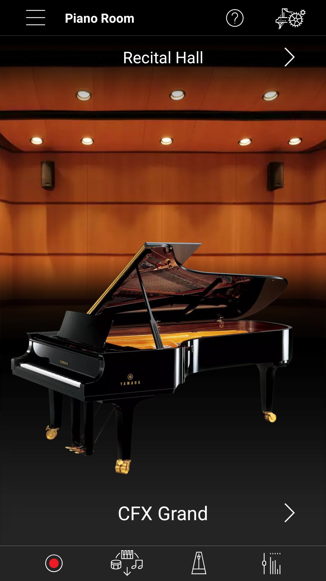 اسکرین شات 1 برنامه Smart Pianist