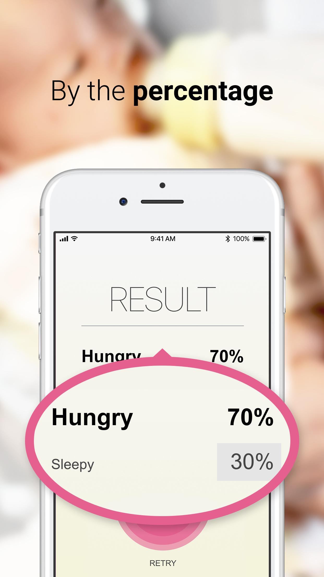 اسکرین شات 3 برنامه CryAnalyzer - baby translator