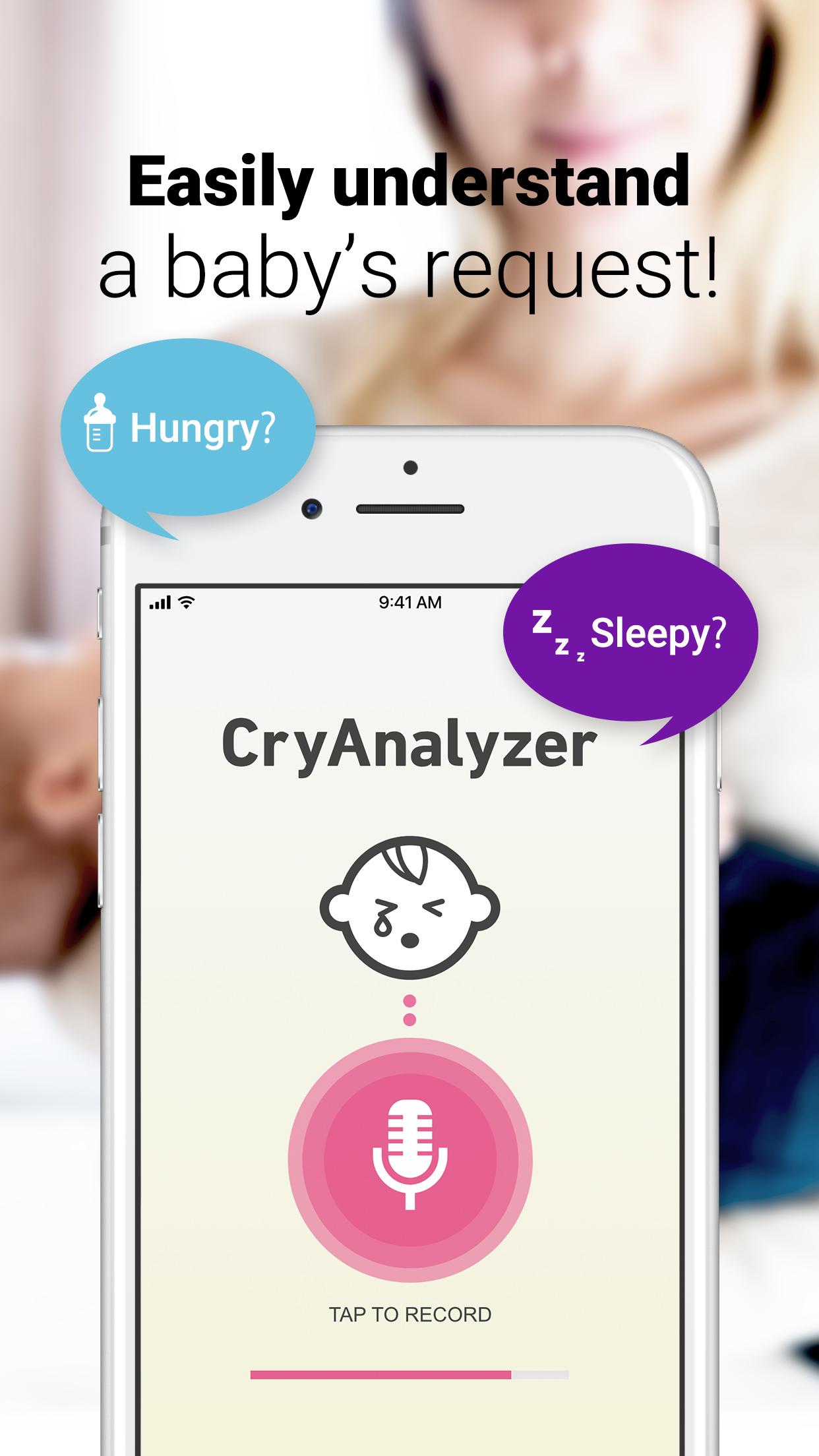 اسکرین شات 2 برنامه CryAnalyzer - baby translator