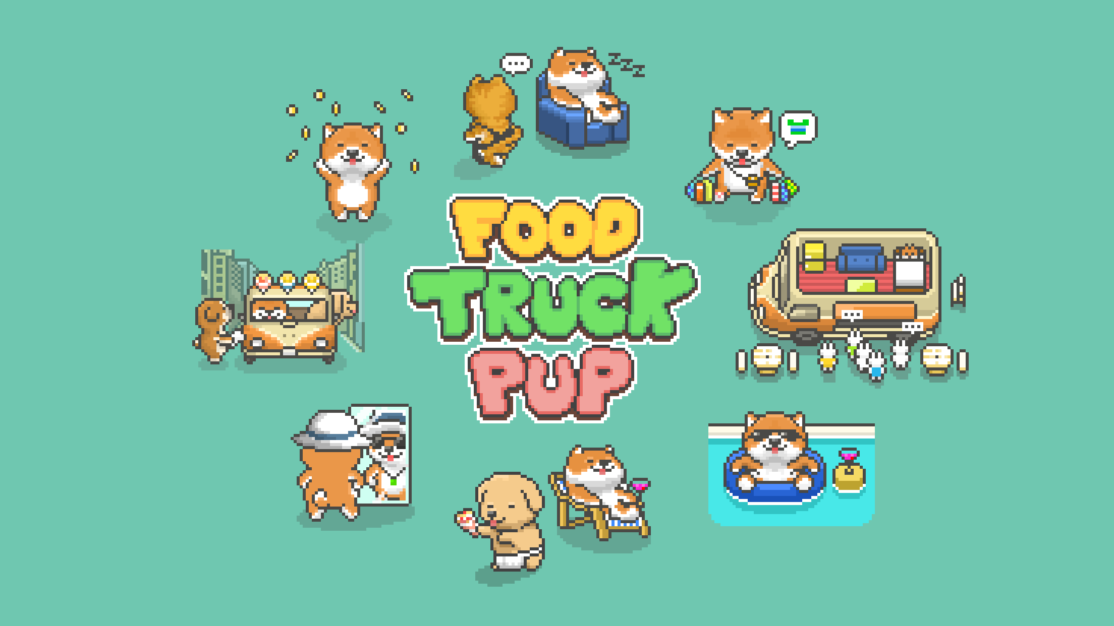 اسکرین شات 6 بازی Food Truck Pup: Cooking Chef