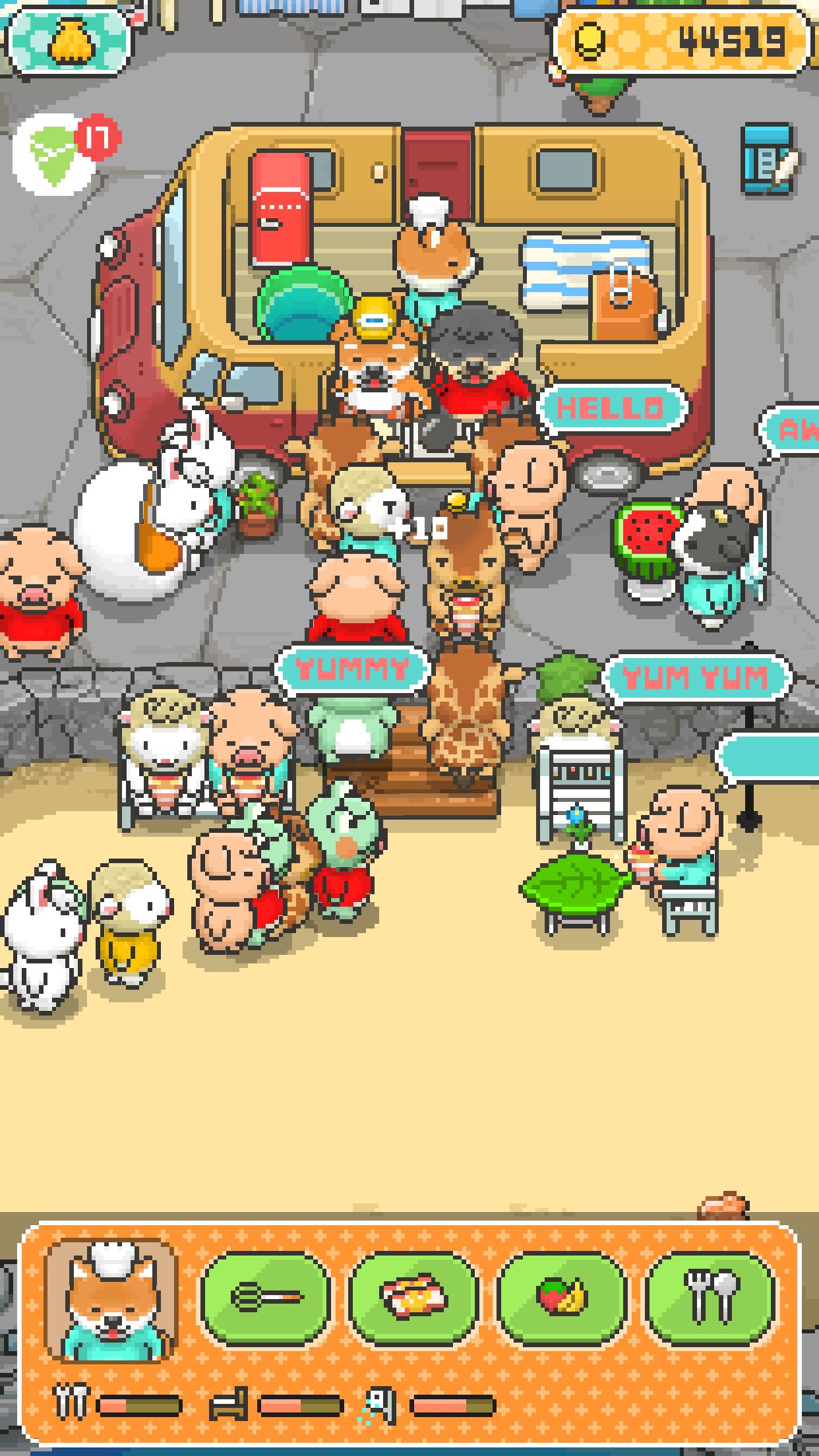 اسکرین شات 2 بازی Food Truck Pup: Cooking Chef