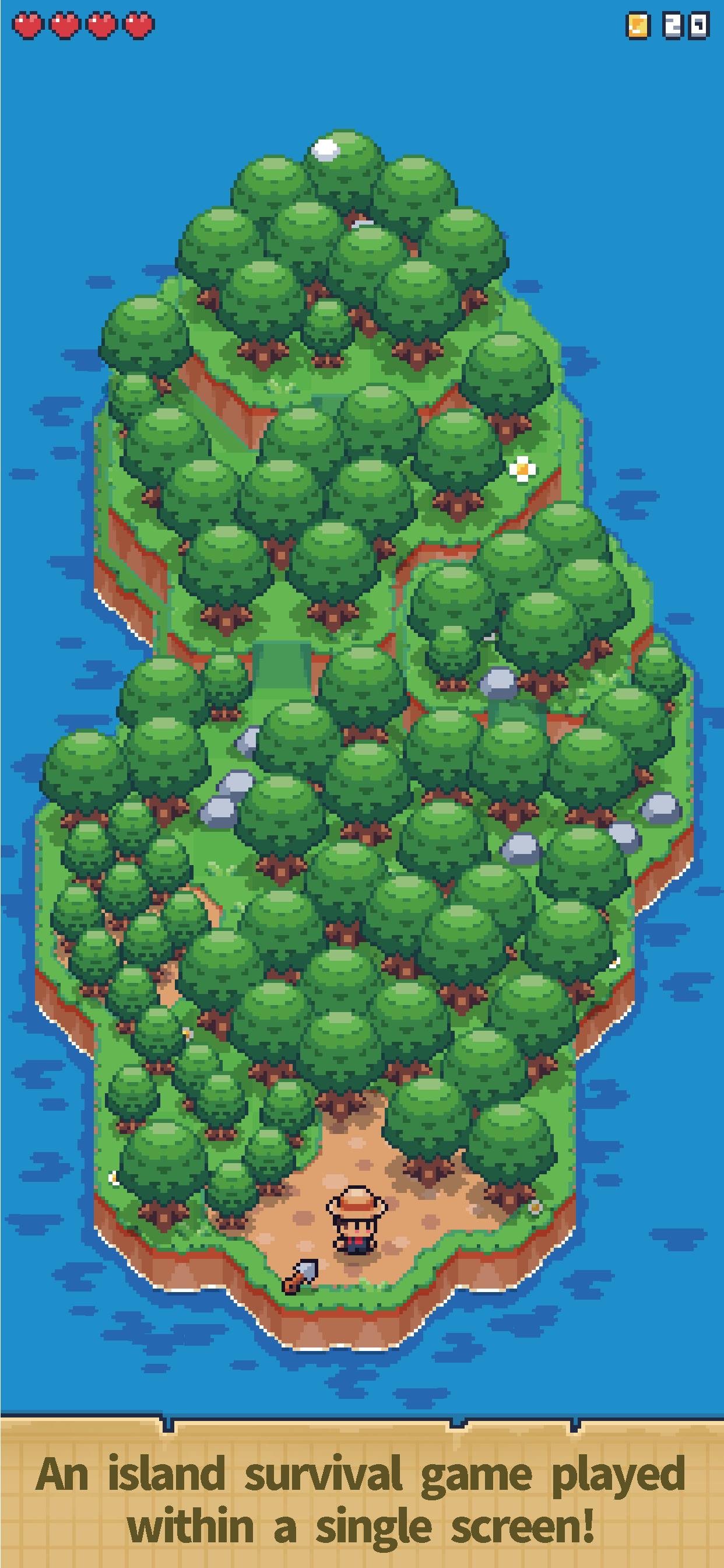 اسکرین شات 1 بازی Tiny  Island Survival