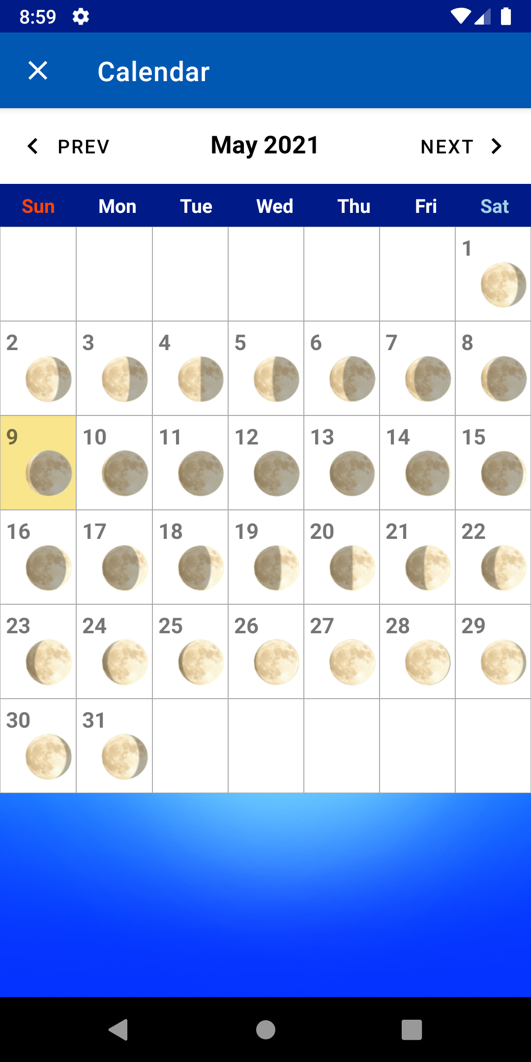 اسکرین شات 2 برنامه Tide Chart