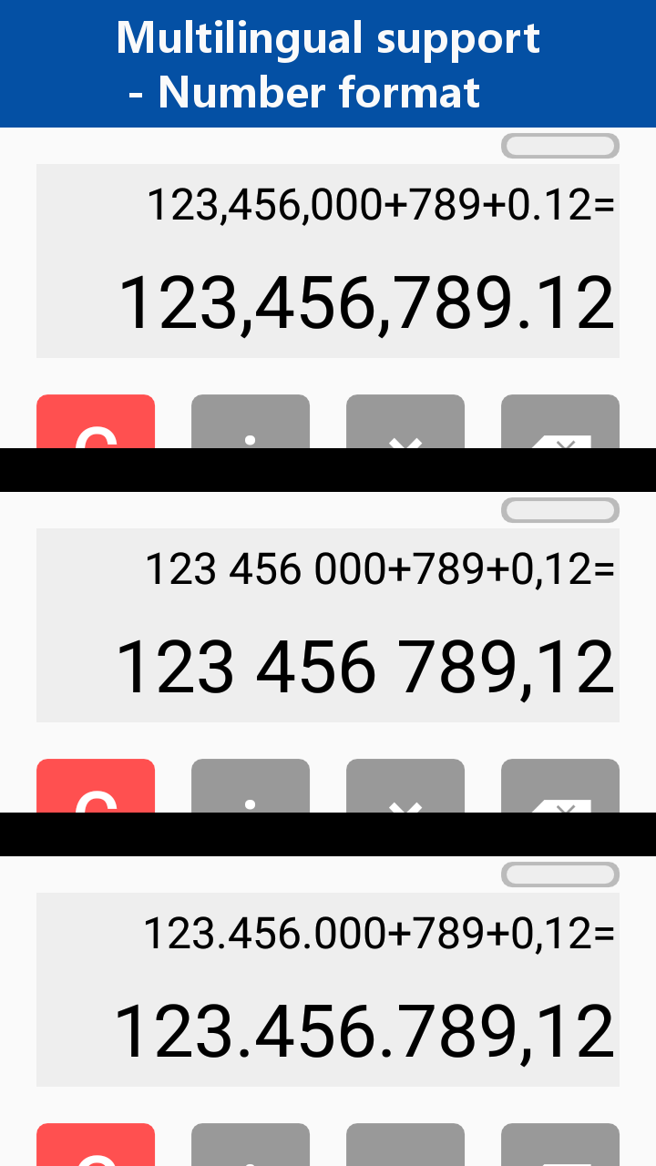 اسکرین شات 3 برنامه Talking Calculator - Undo, Mul