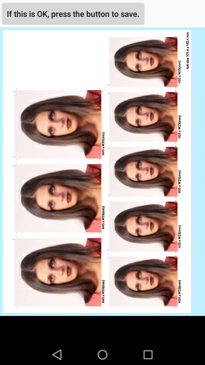 اسکرین شات 1 برنامه ID Photo application