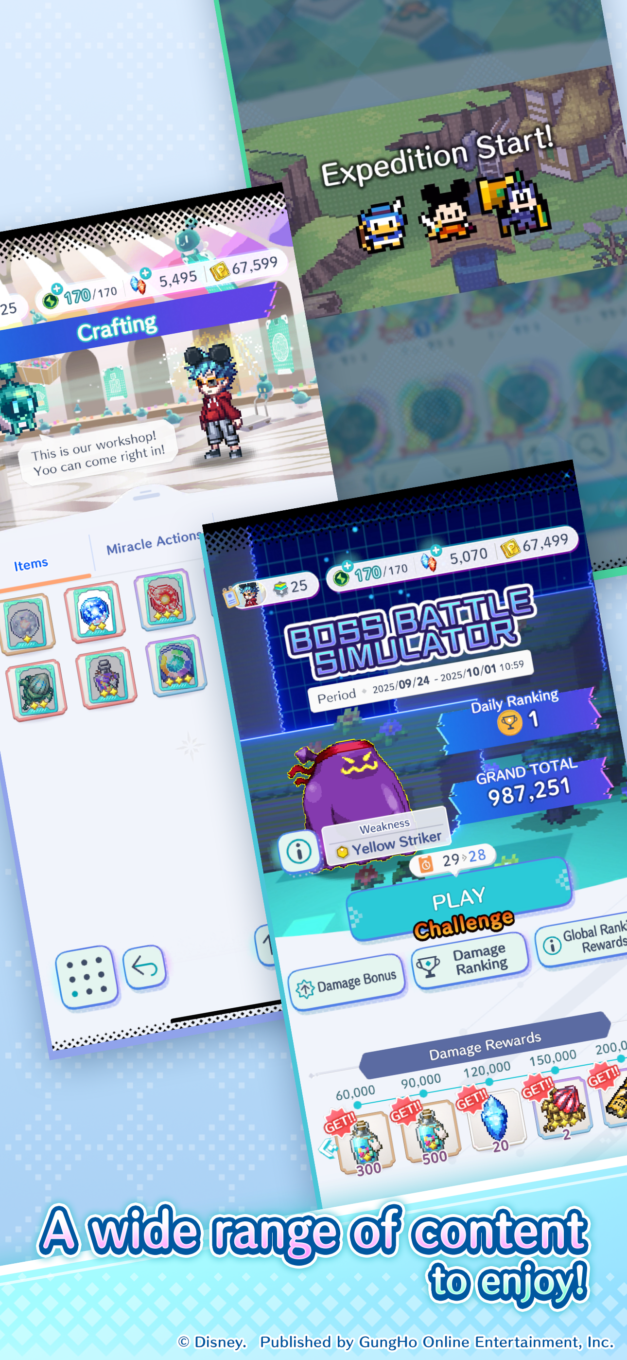 اسکرین شات 3 بازی Disney Pixel RPG
