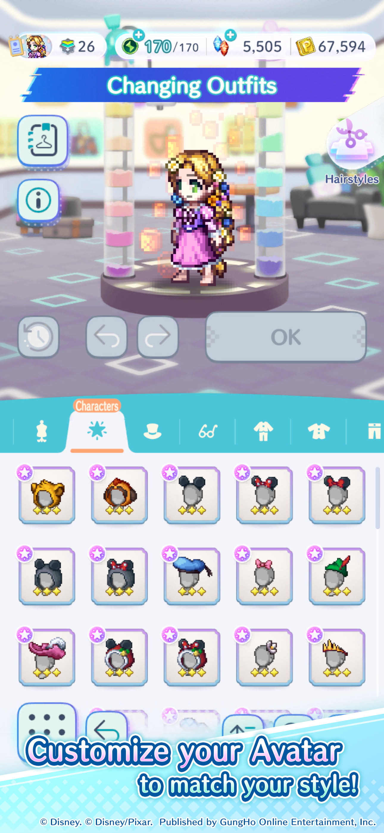 اسکرین شات 4 بازی Disney Pixel RPG