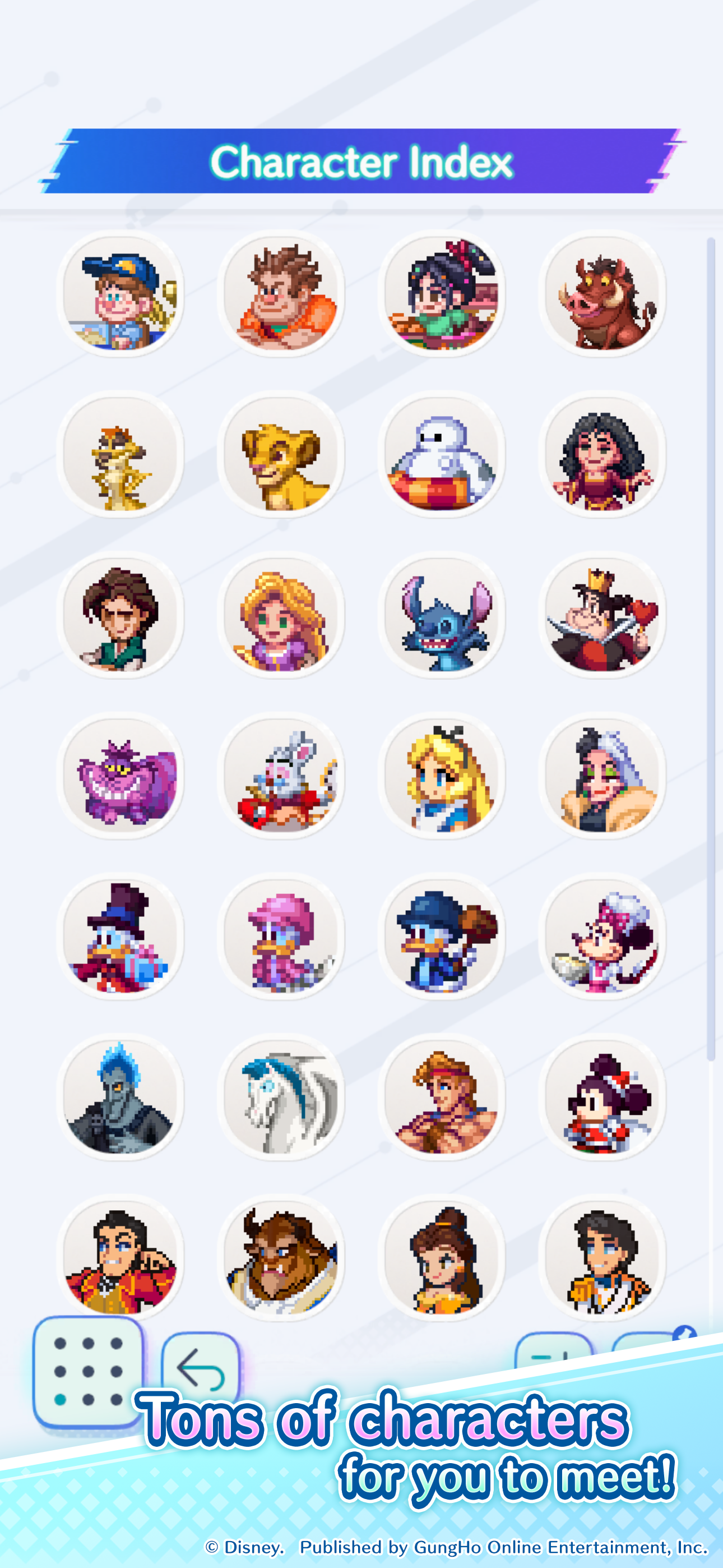 اسکرین شات 6 بازی Disney Pixel RPG