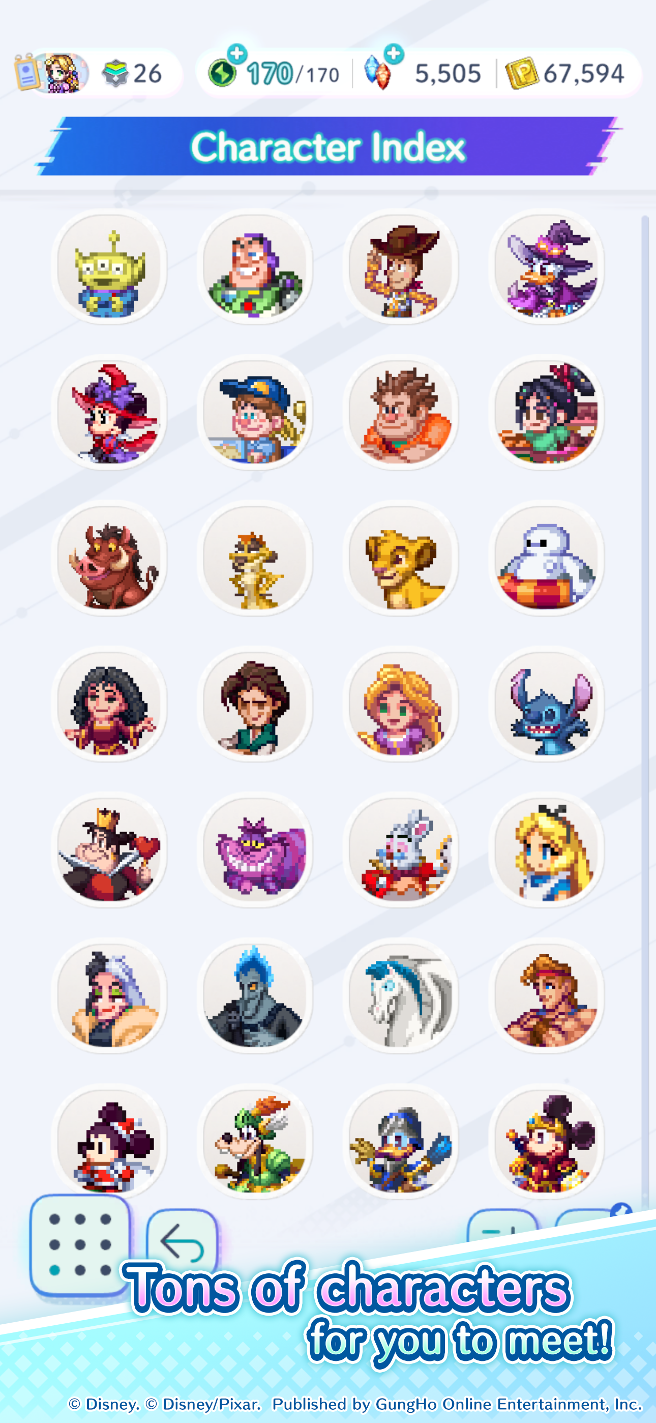 اسکرین شات 6 بازی Disney Pixel RPG