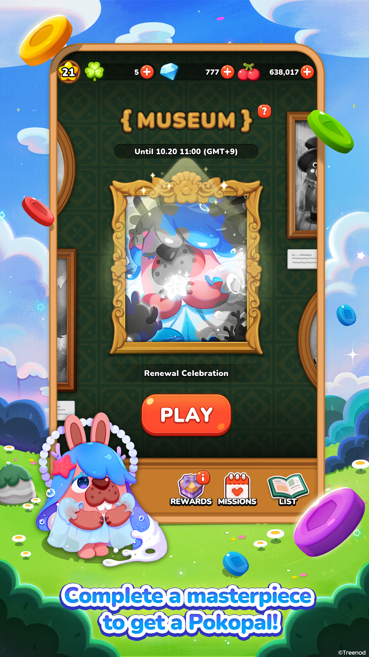 اسکرین شات 6 بازی LINE Pokopang - puzzle game!