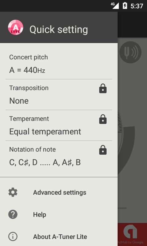 اسکرین شات 3 برنامه A-Tuner Lite