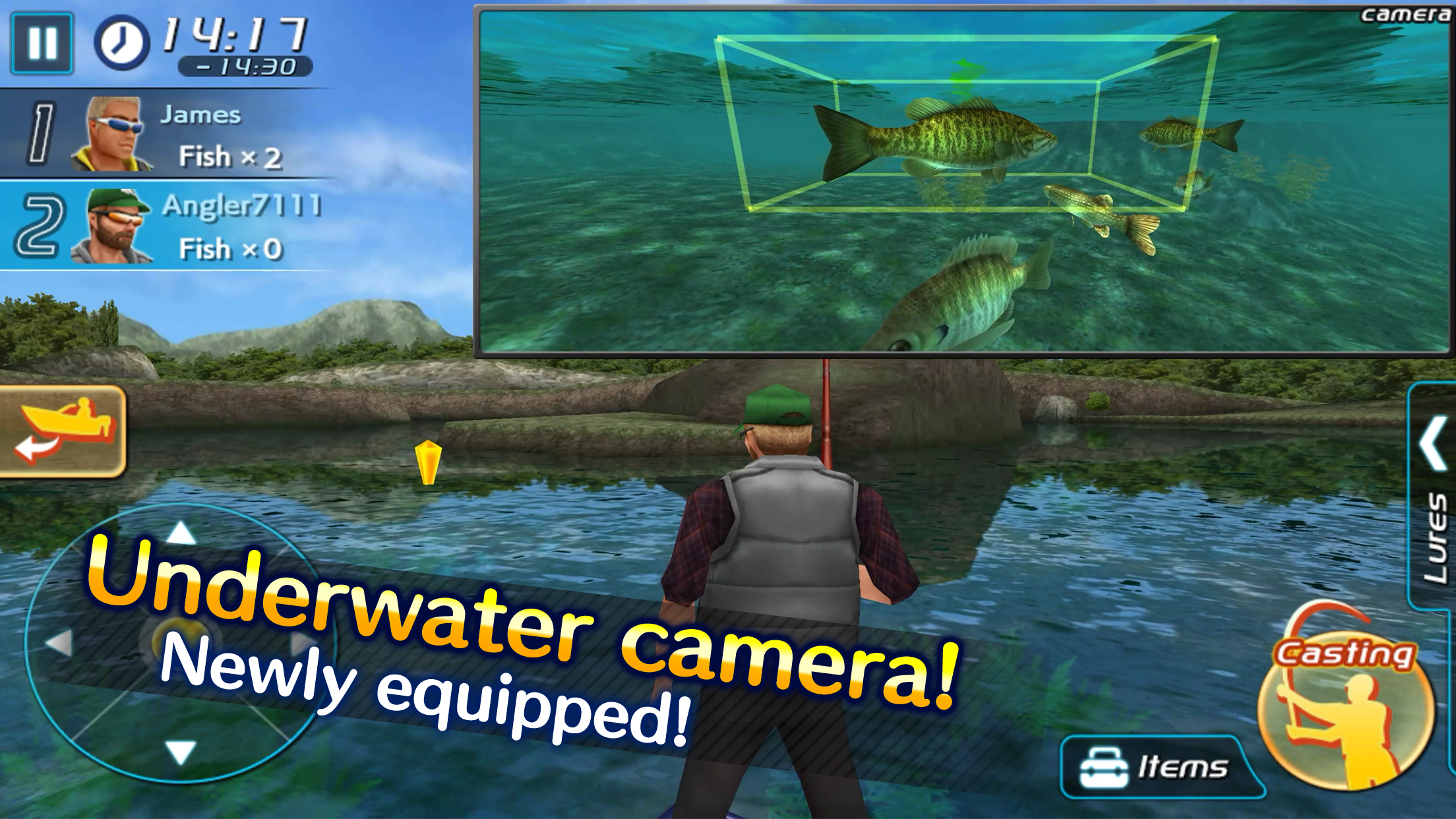 اسکرین شات 3 بازی Bass Fishing 3D II