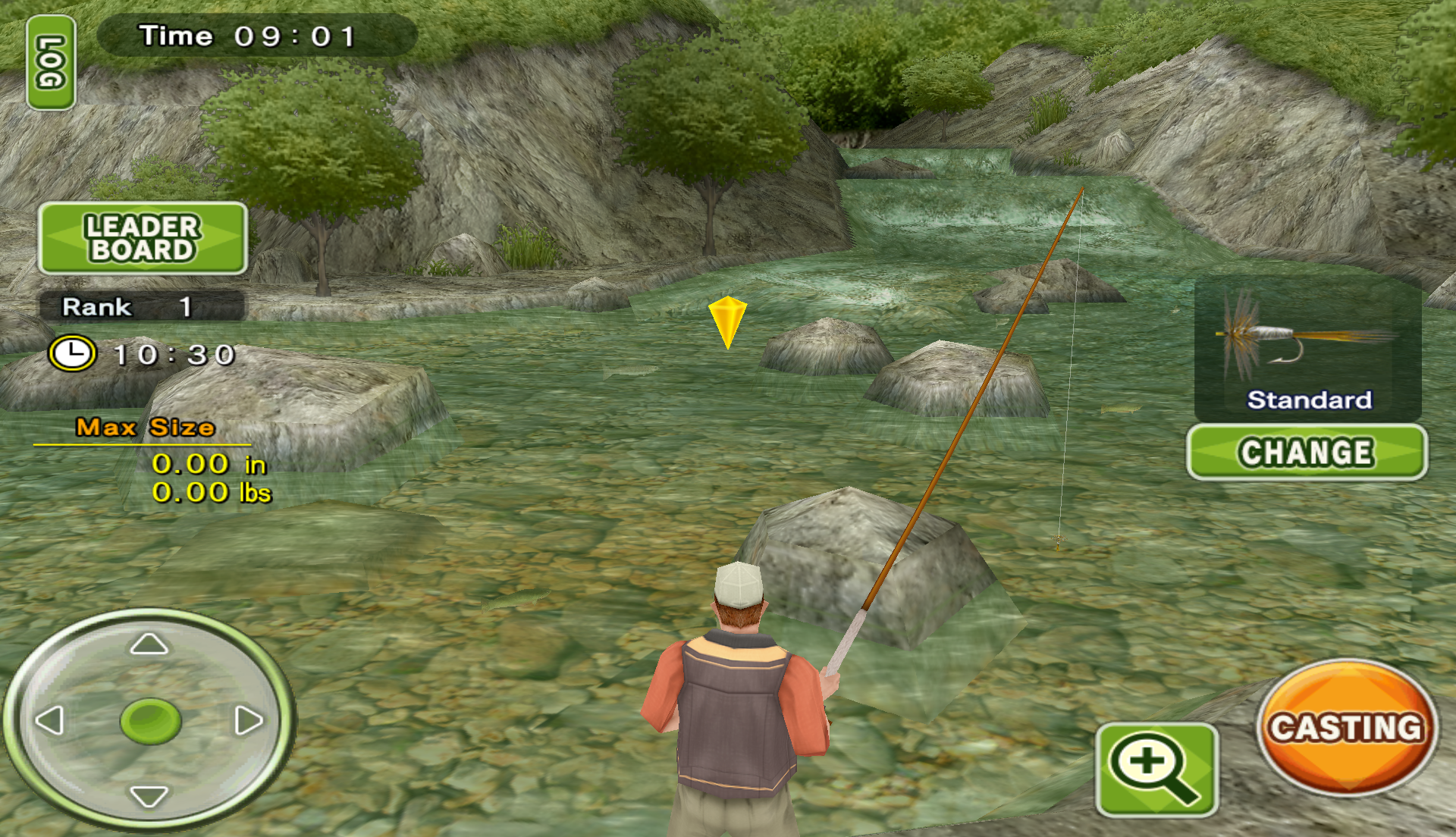اسکرین شات 1 بازی Fly Fishing 3D