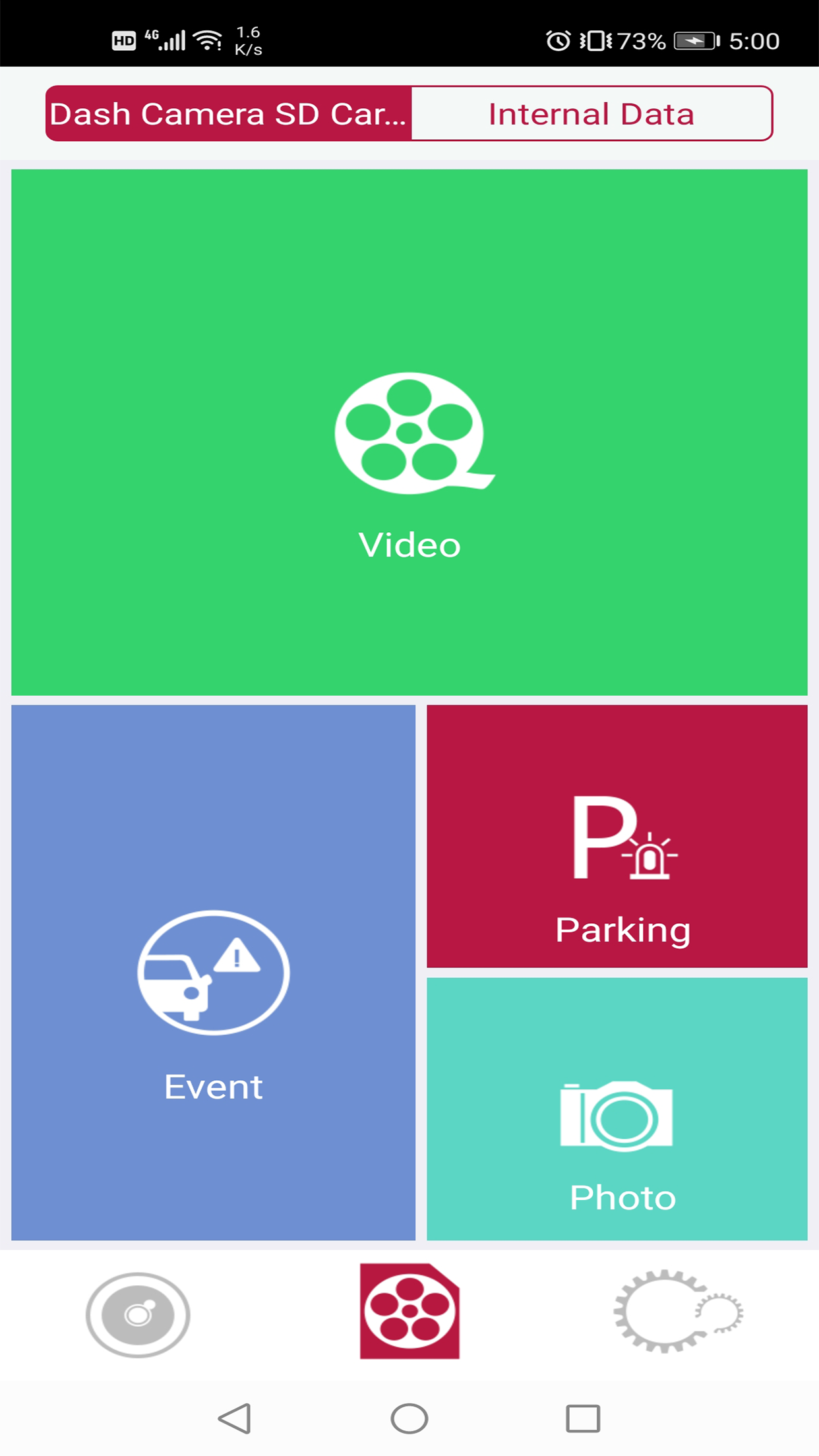 اسکرین شات 2 برنامه Dash Camera Interface