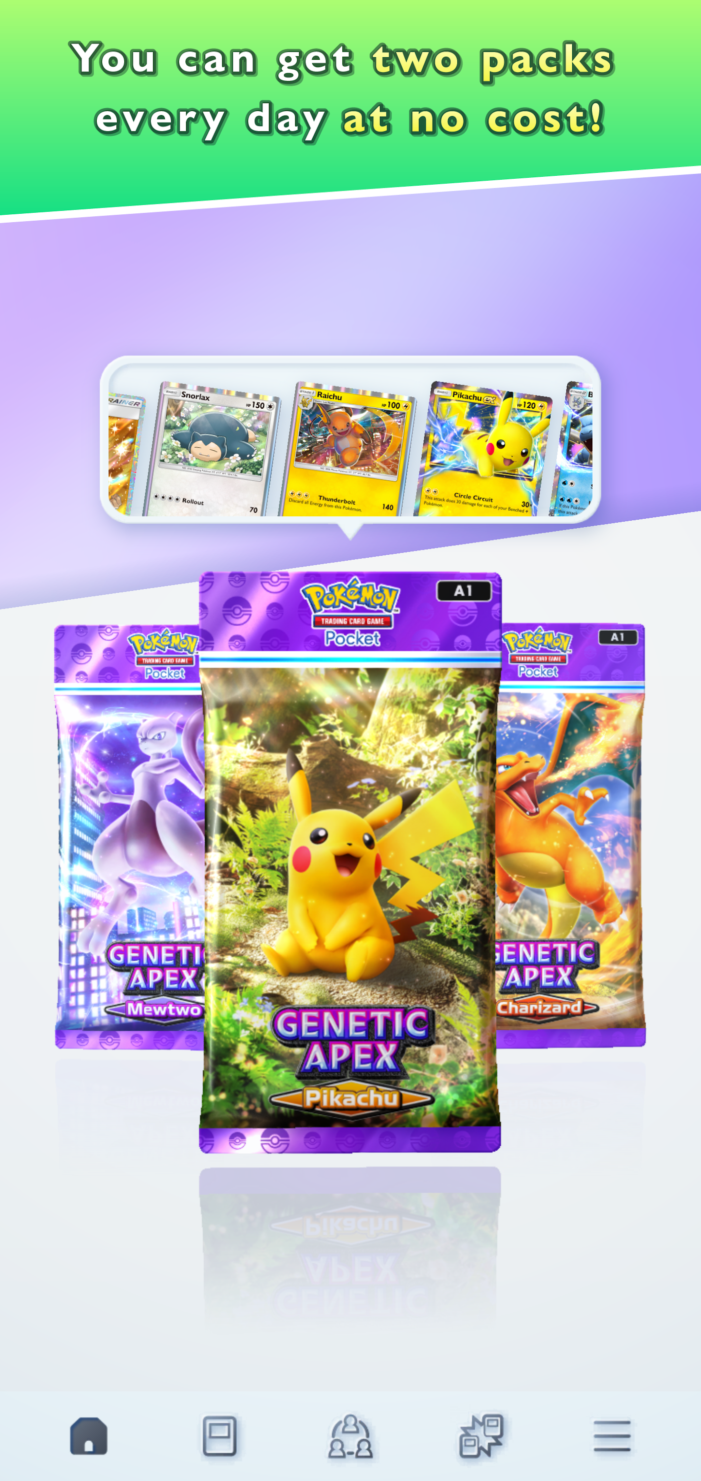 اسکرین شات 1 بازی Pokémon TCG Pocket - Card Game