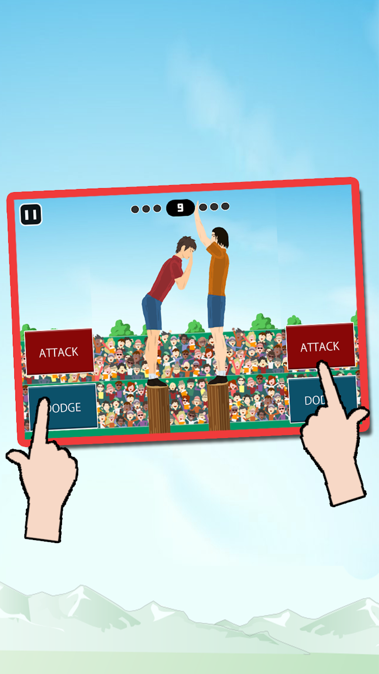 اسکرین شات 4 بازی Pushing Hands  -Fighting Game-