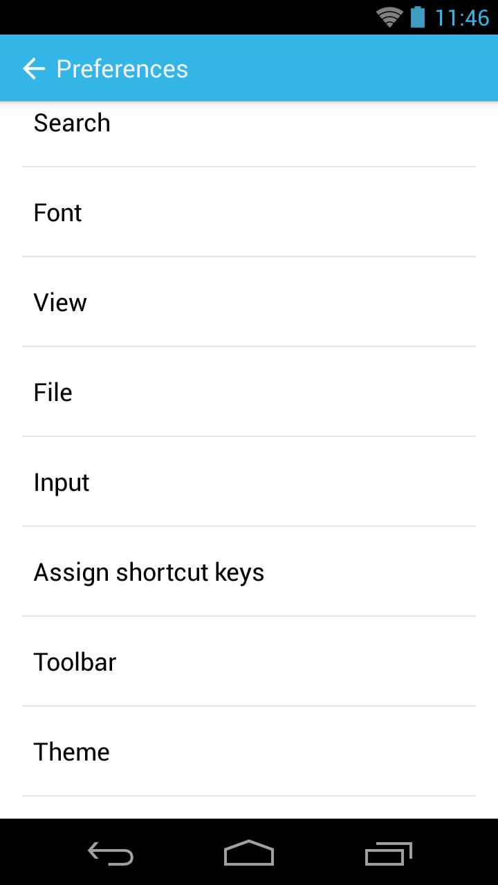 اسکرین شات 4 برنامه Jota+ (Text Editor)
