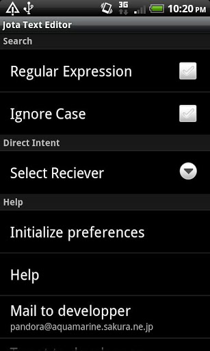اسکرین شات 4 برنامه Jota Text Editor