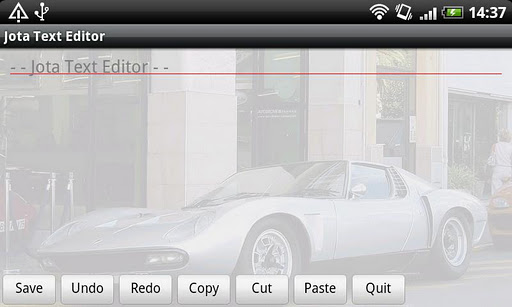 اسکرین شات 7 برنامه Jota Text Editor