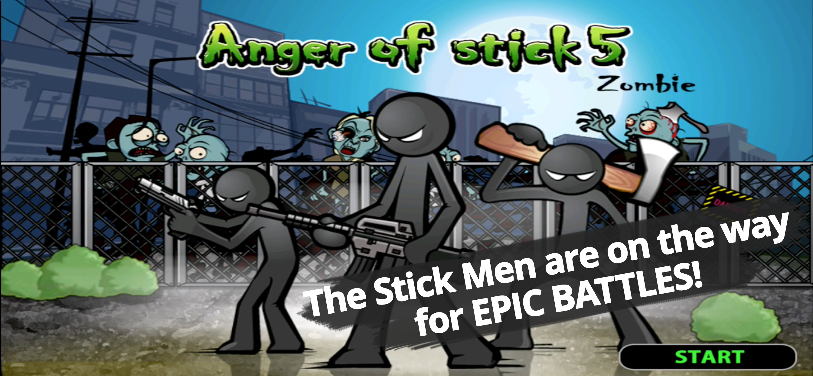 اسکرین شات 1 بازی Anger of stick 5 : zombie