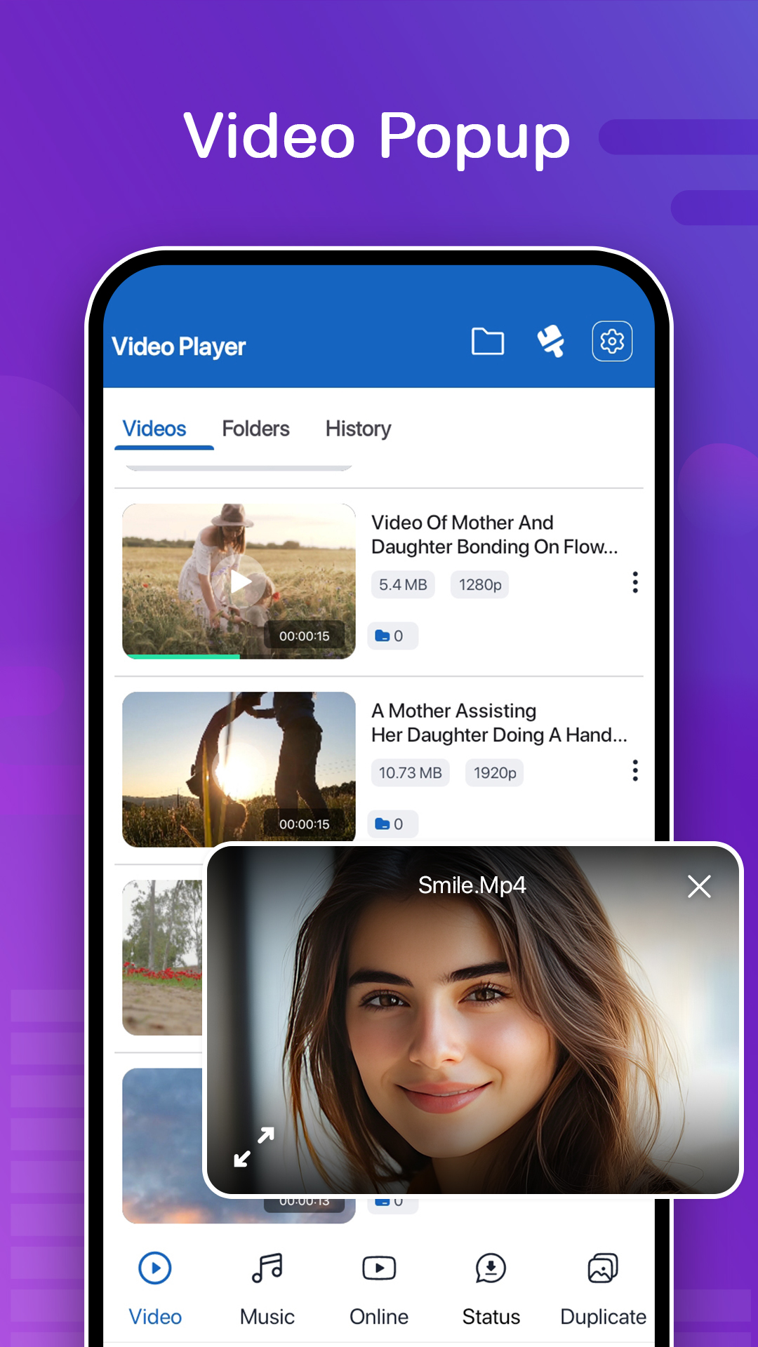 اسکرین شات 4 برنامه Tick-Tick Video Player